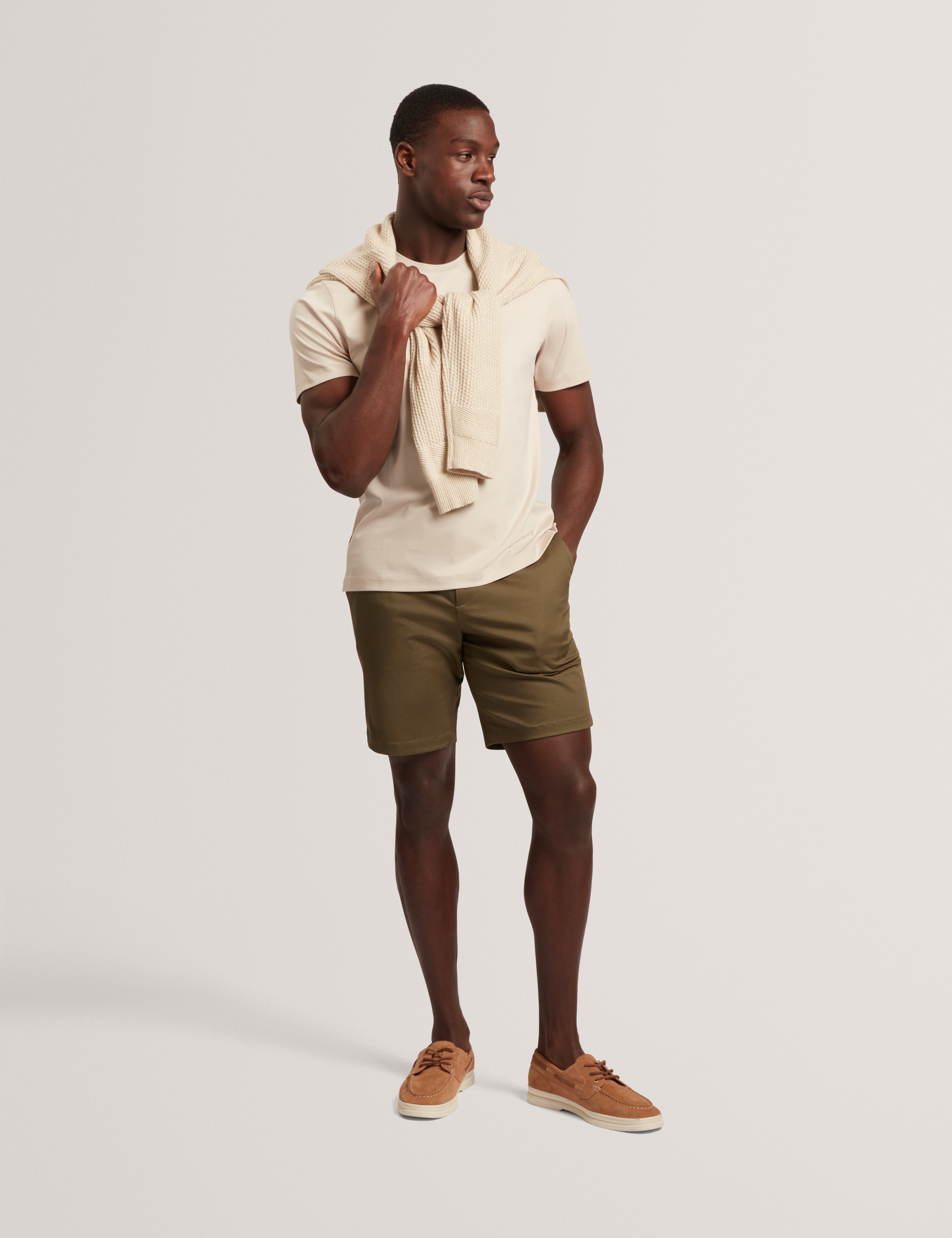 Konrrad Short Sleeve Regular Soft Touch T-Shirt Lt-Grey