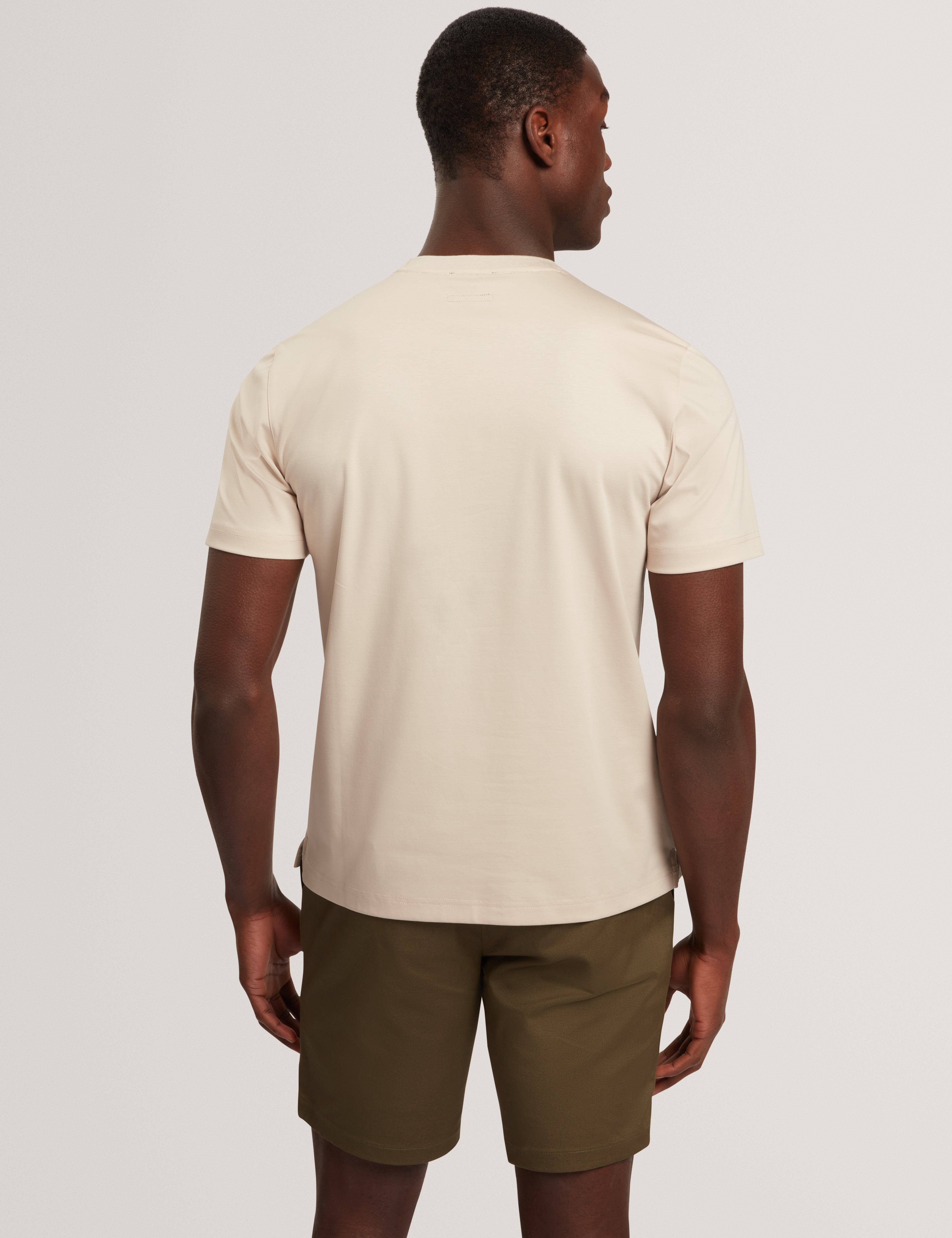 Konrrad Short Sleeve Regular Soft Touch T-Shirt Lt-Grey