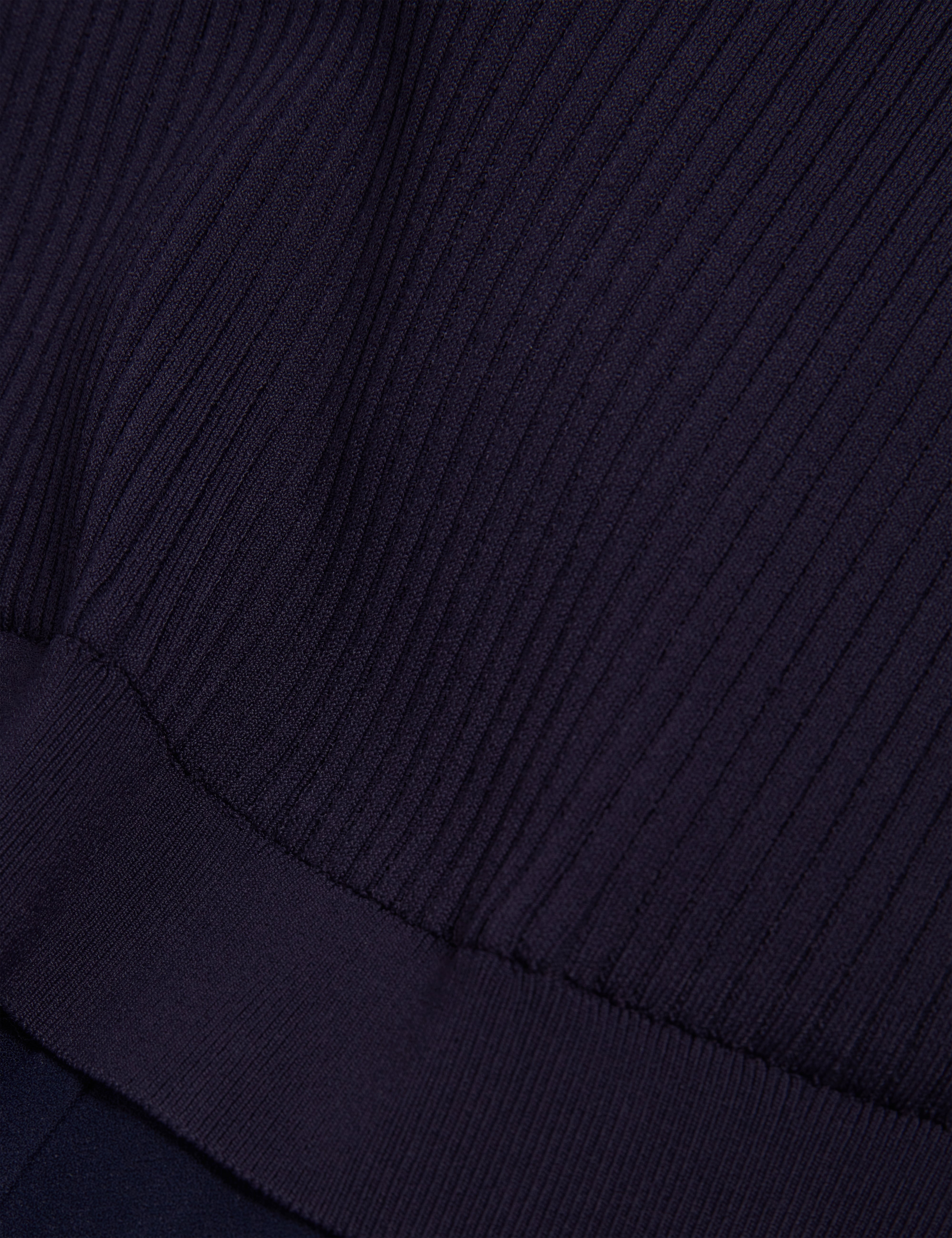 Aellaa Knit Bodice Jumpsuit Navy