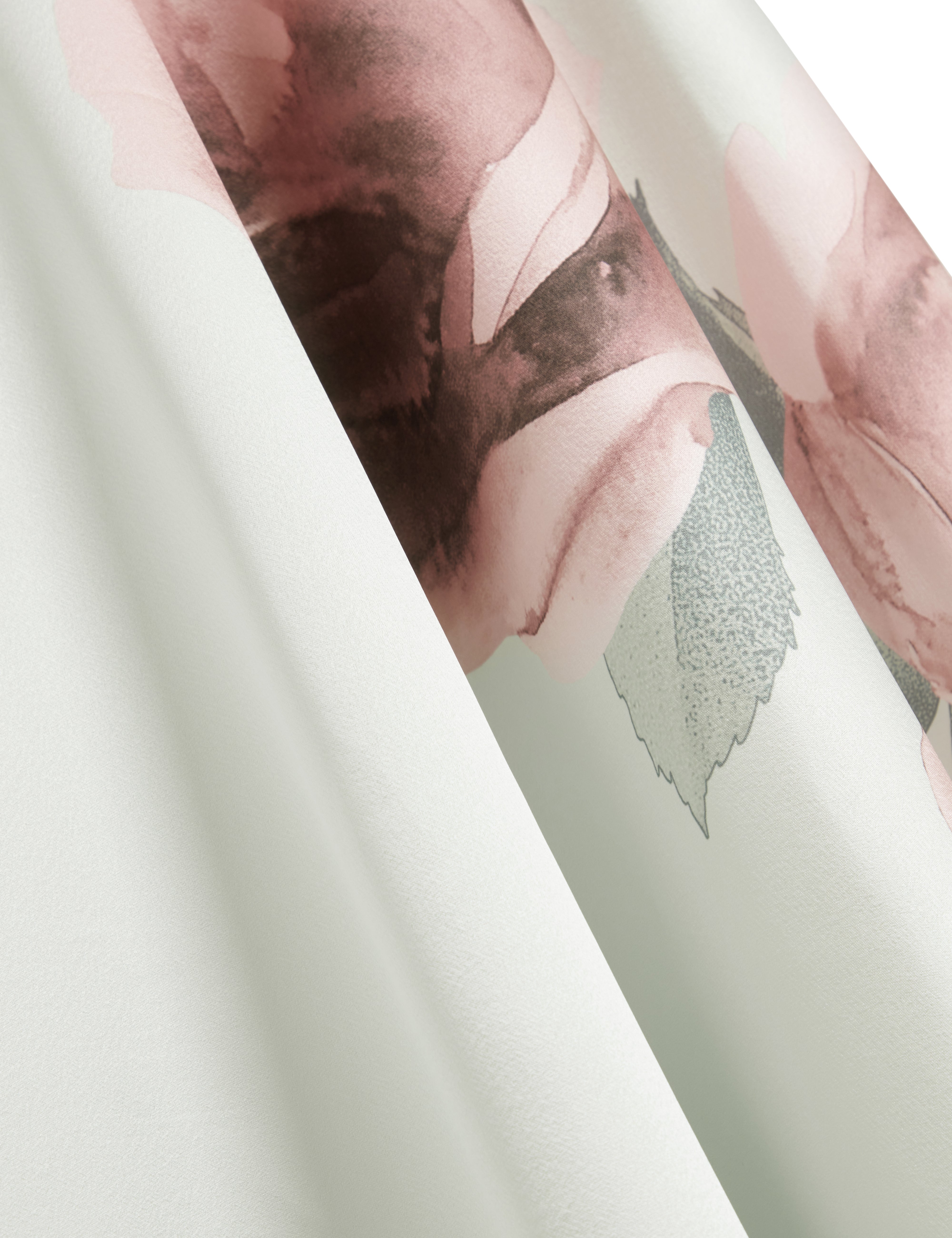 فستان ماكسي بتفاصيل درزات منحنية من رايمي - أخضر