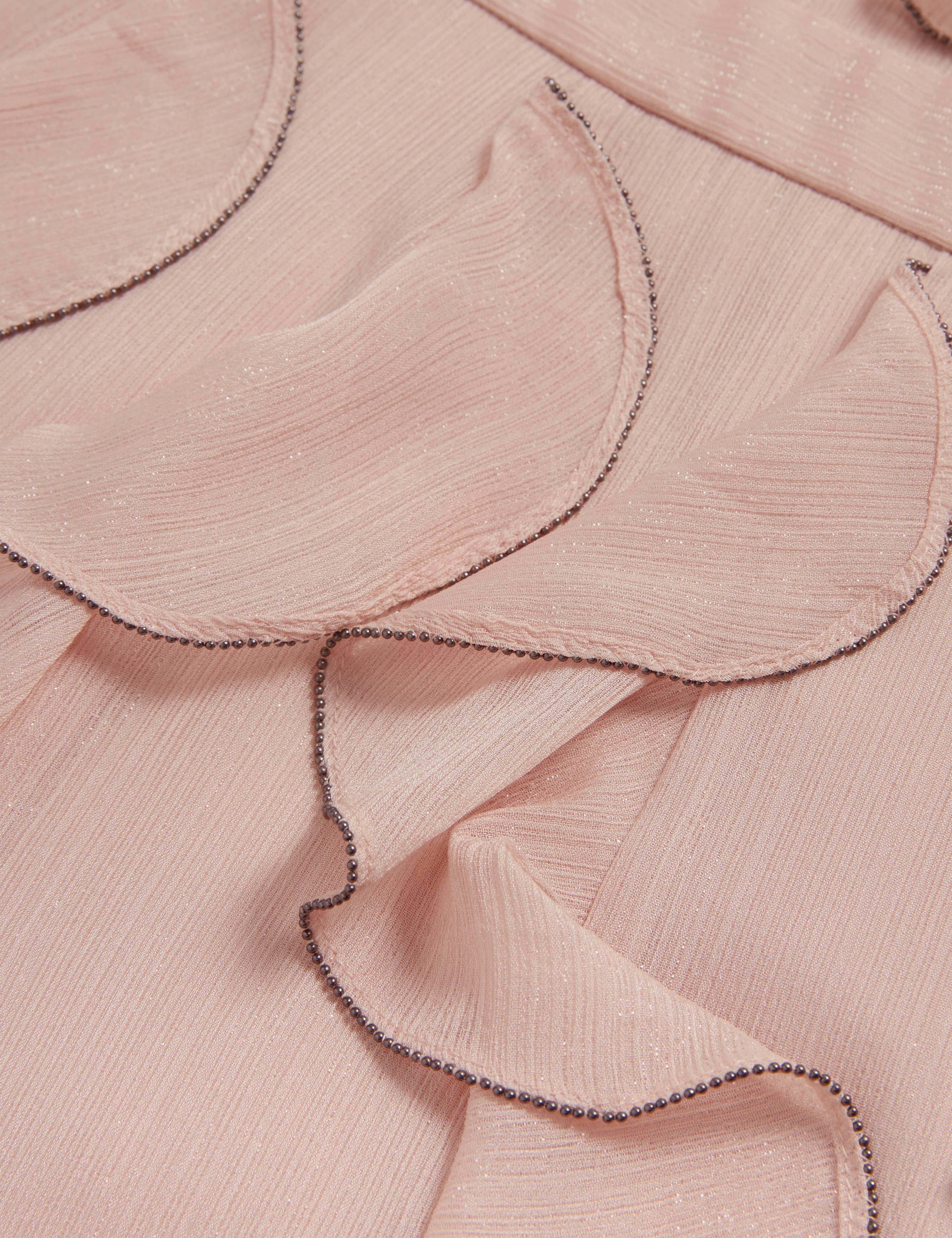 Liyanna Long Sleeve Ruffle Maxi Dress Pink