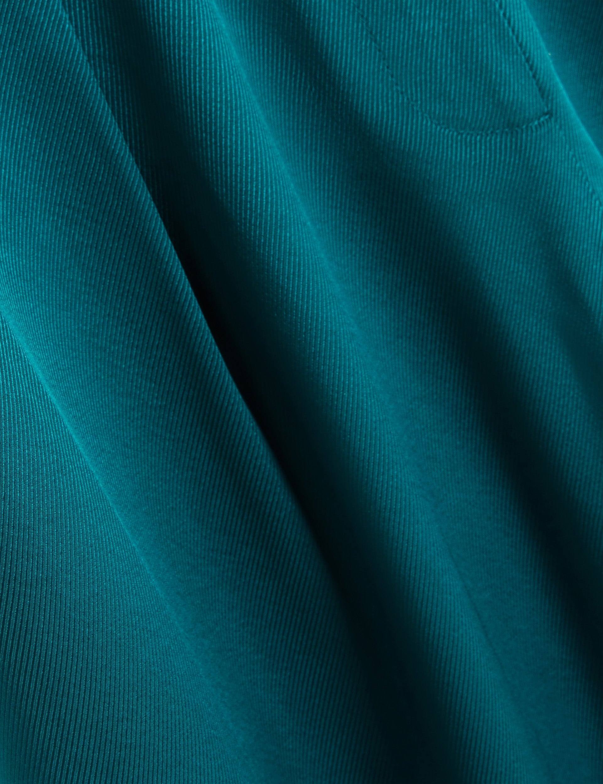 Herria Straight Leg Elastic Back Trouser Teal-Blue