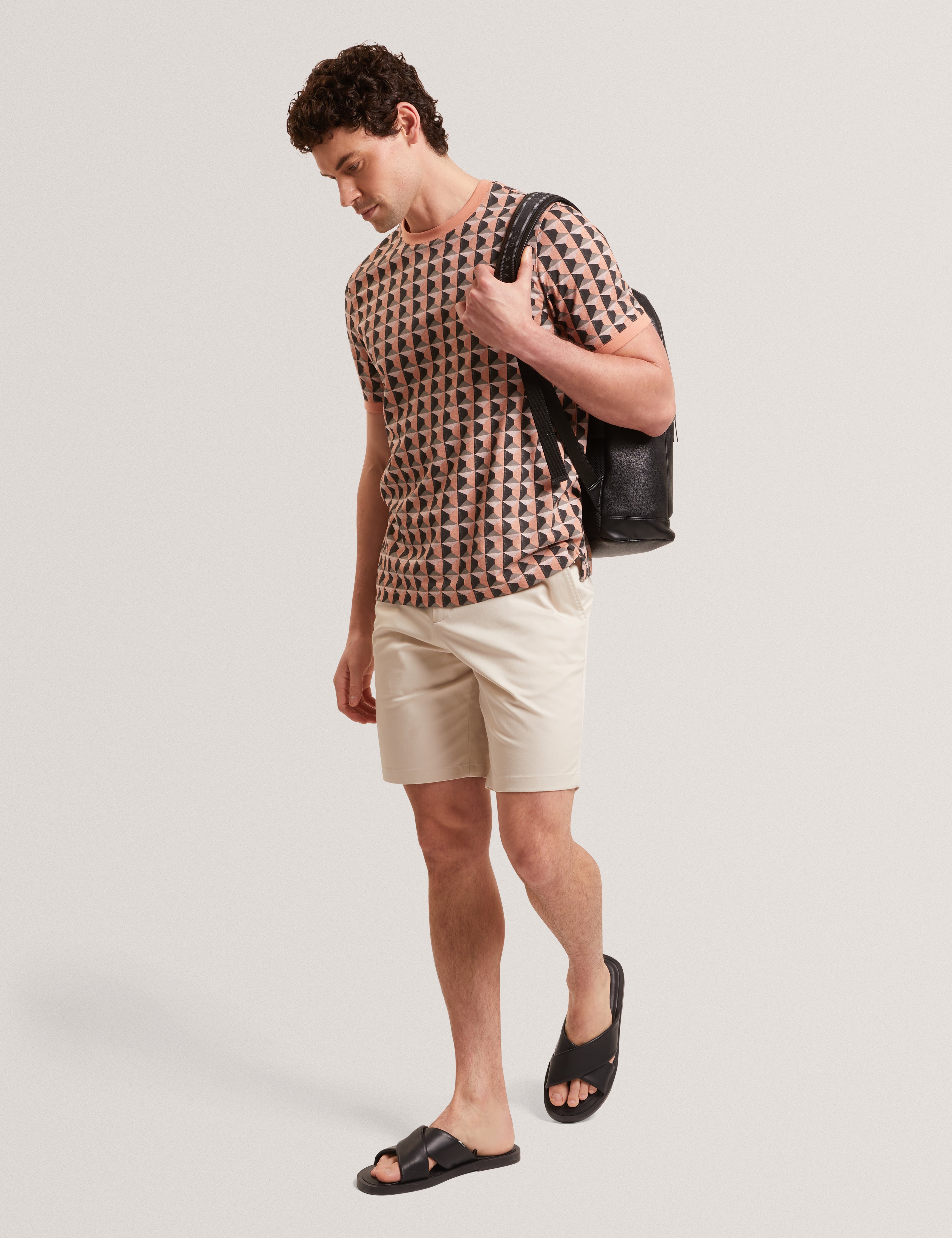 Loweton Slim Stretch Chino Ecru