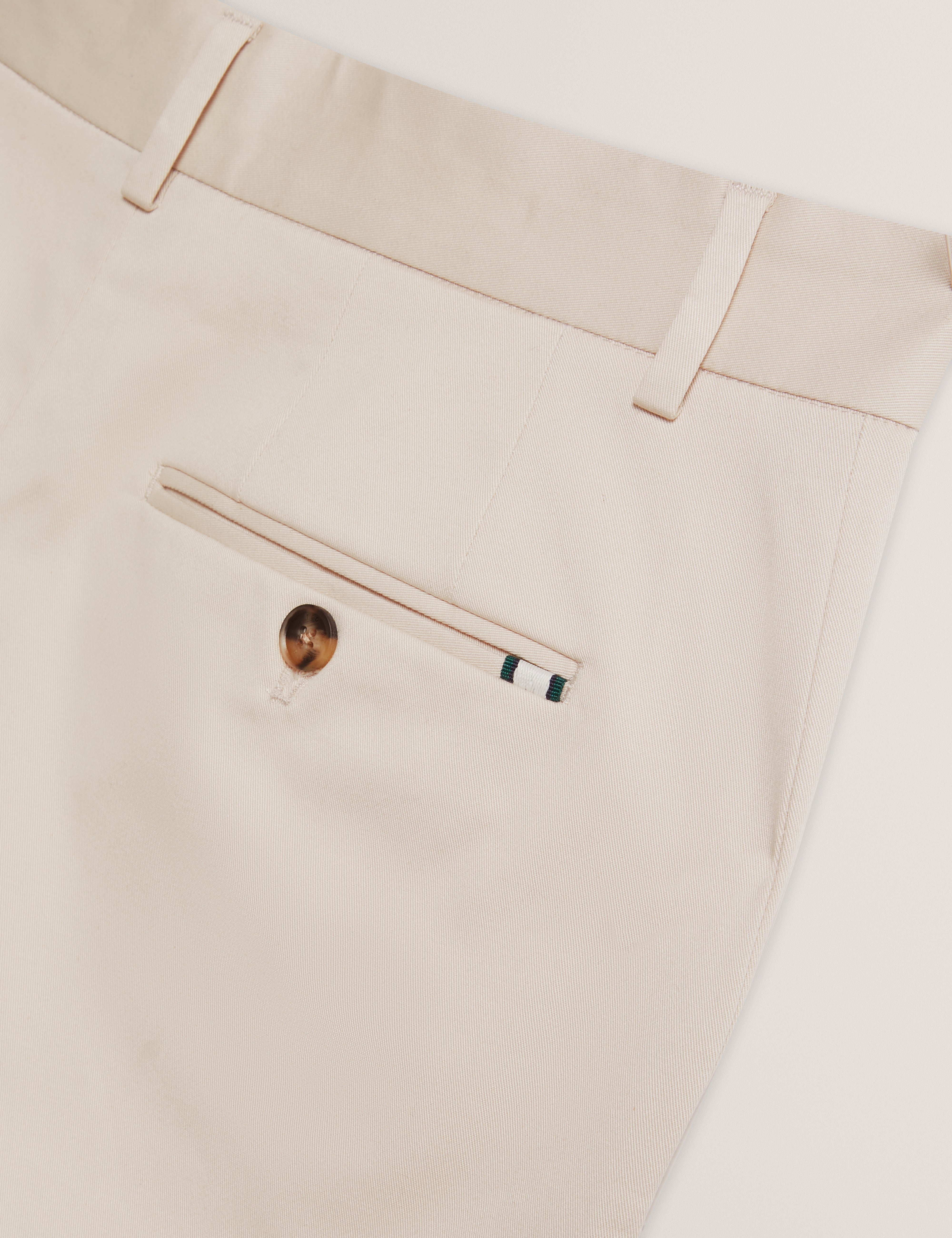 Loweton Slim Stretch Chino Ecru