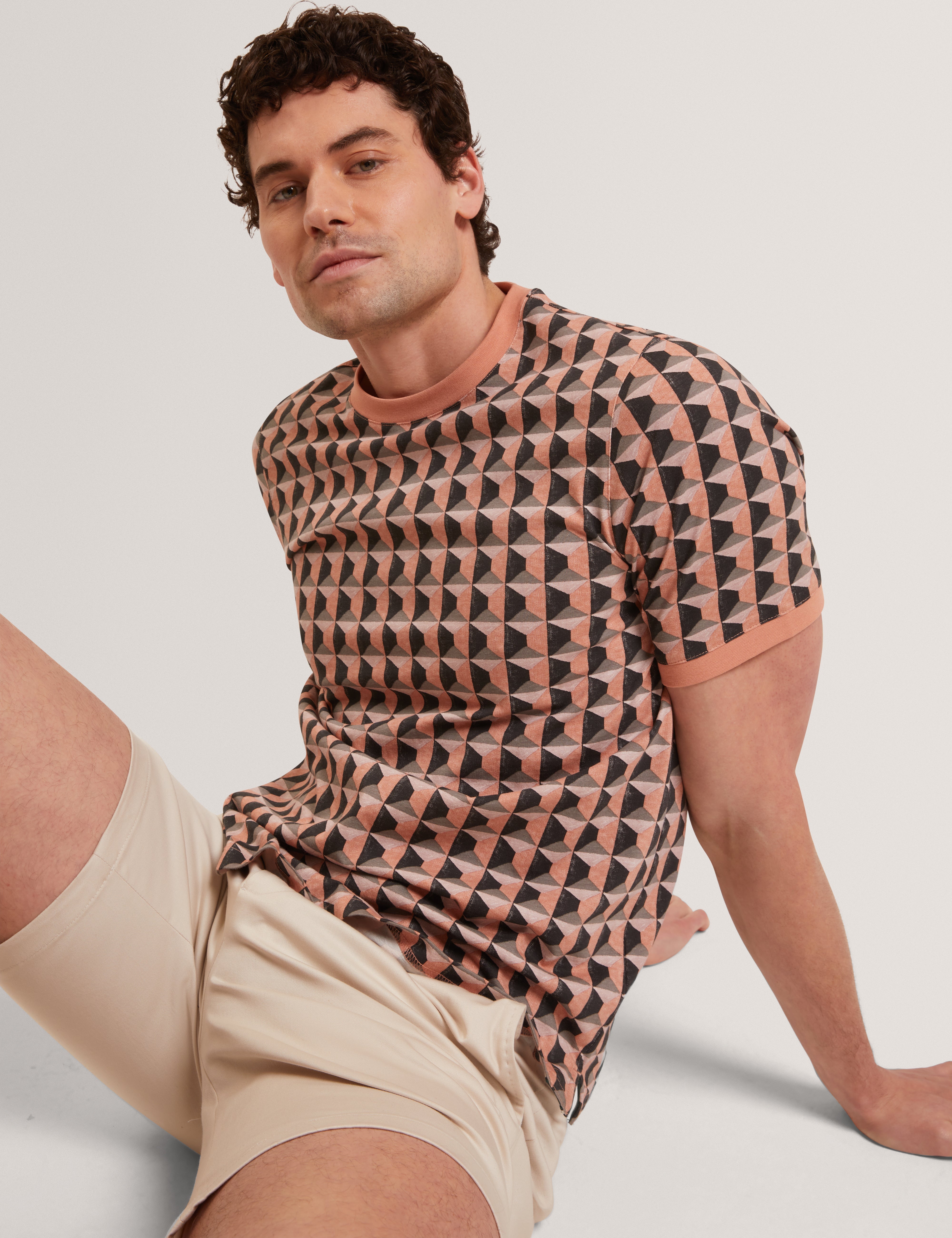 Loweton Slim Stretch Chino Ecru