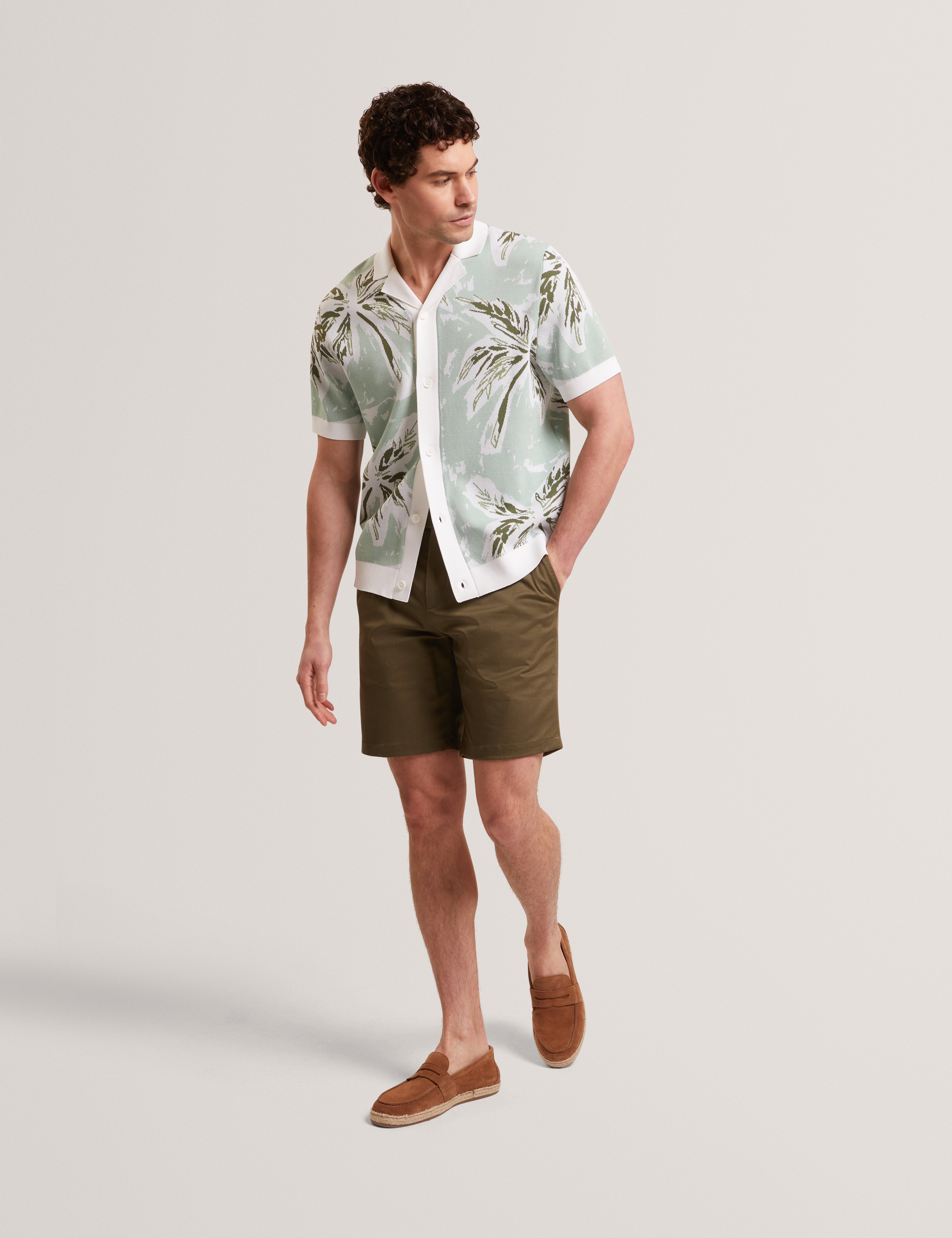 Loweton Slim Stretch Chino Khaki