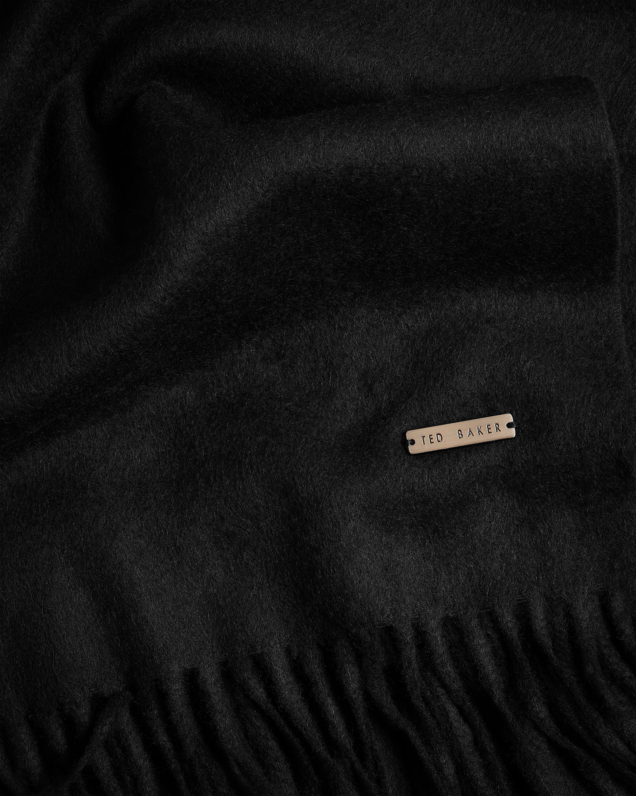 Stevenn Woollen Scarf Black