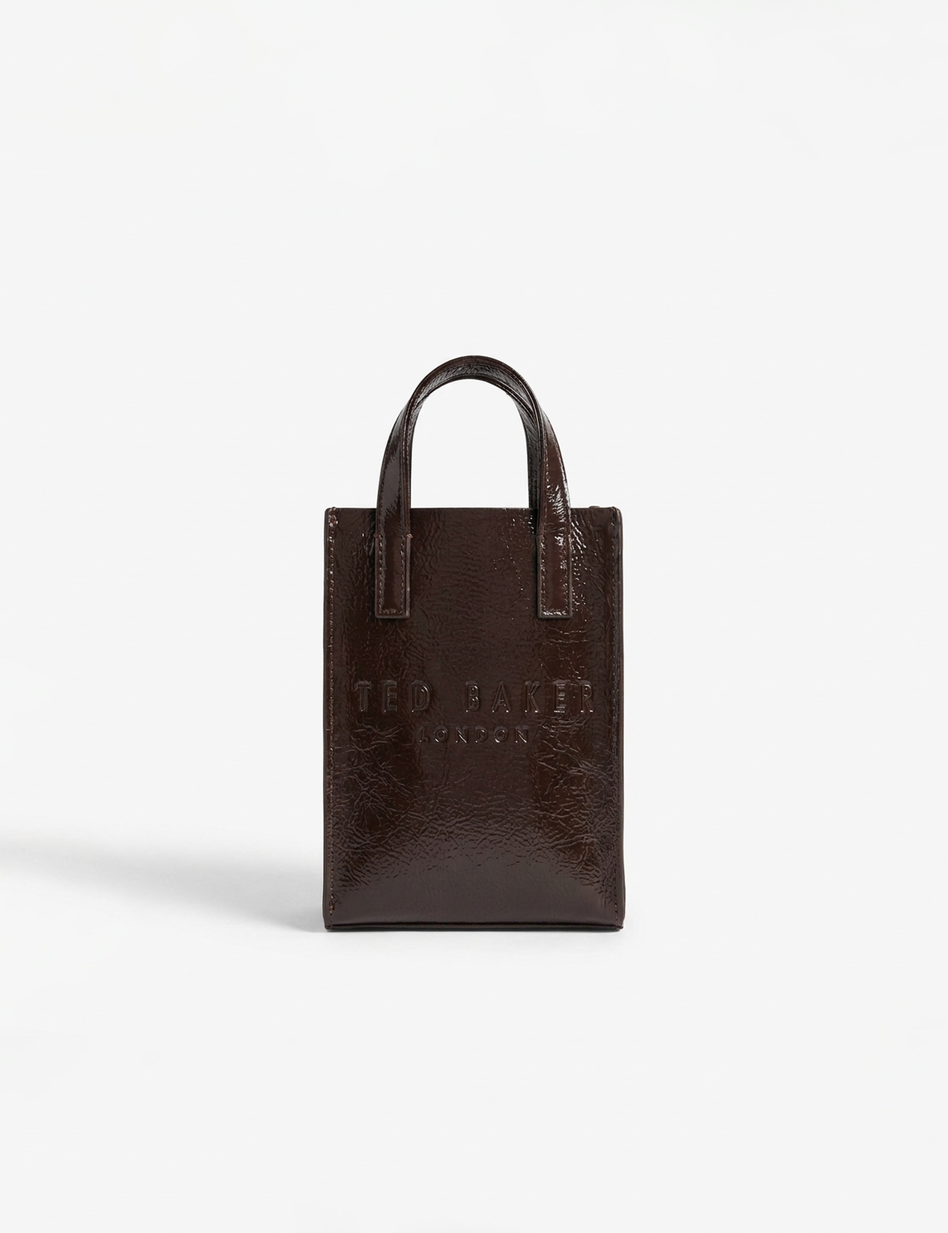 Crinkll Crinkle Mini Icon Bag Brn-Choc
