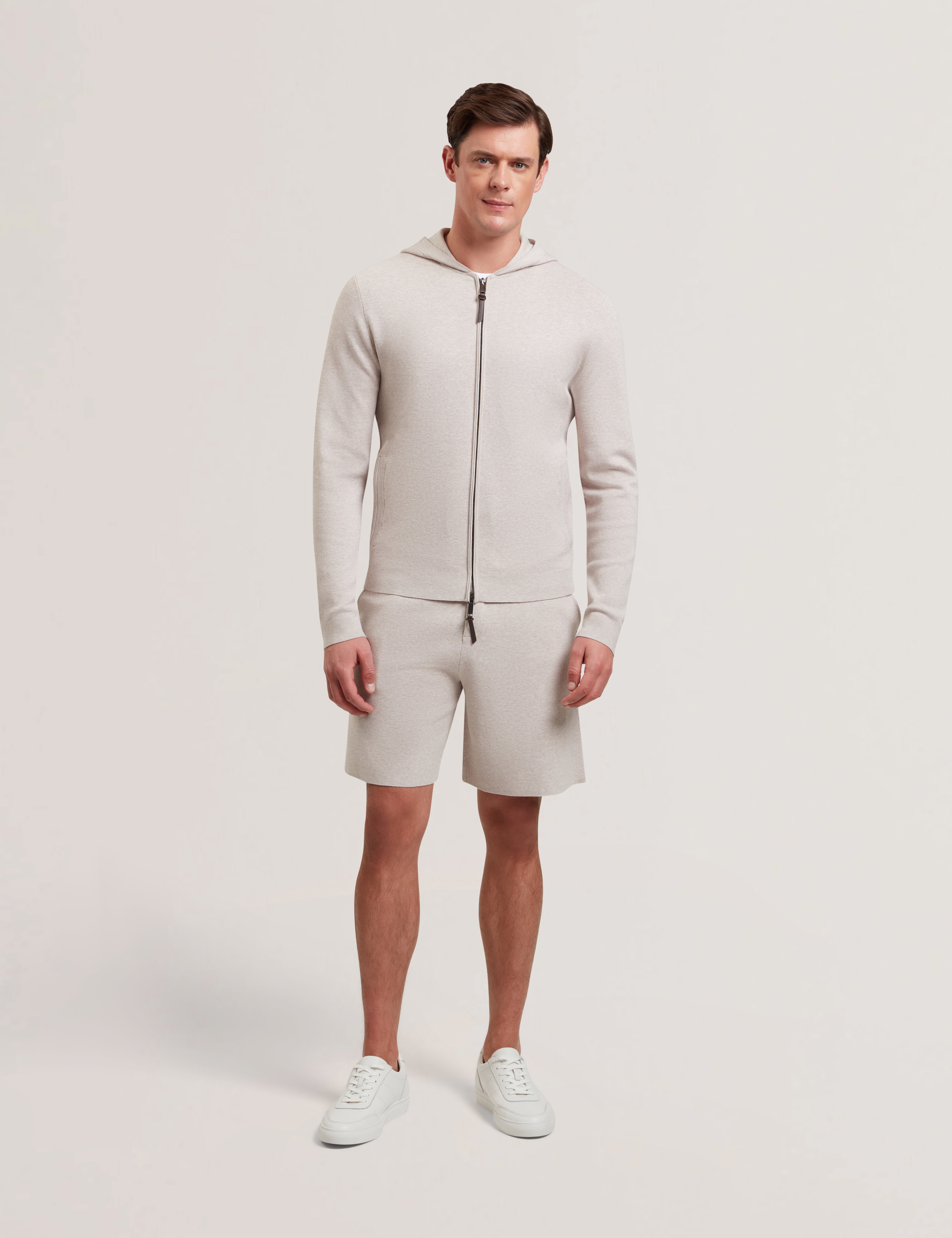 Douglot Relaxed Knitted Shorts Natural