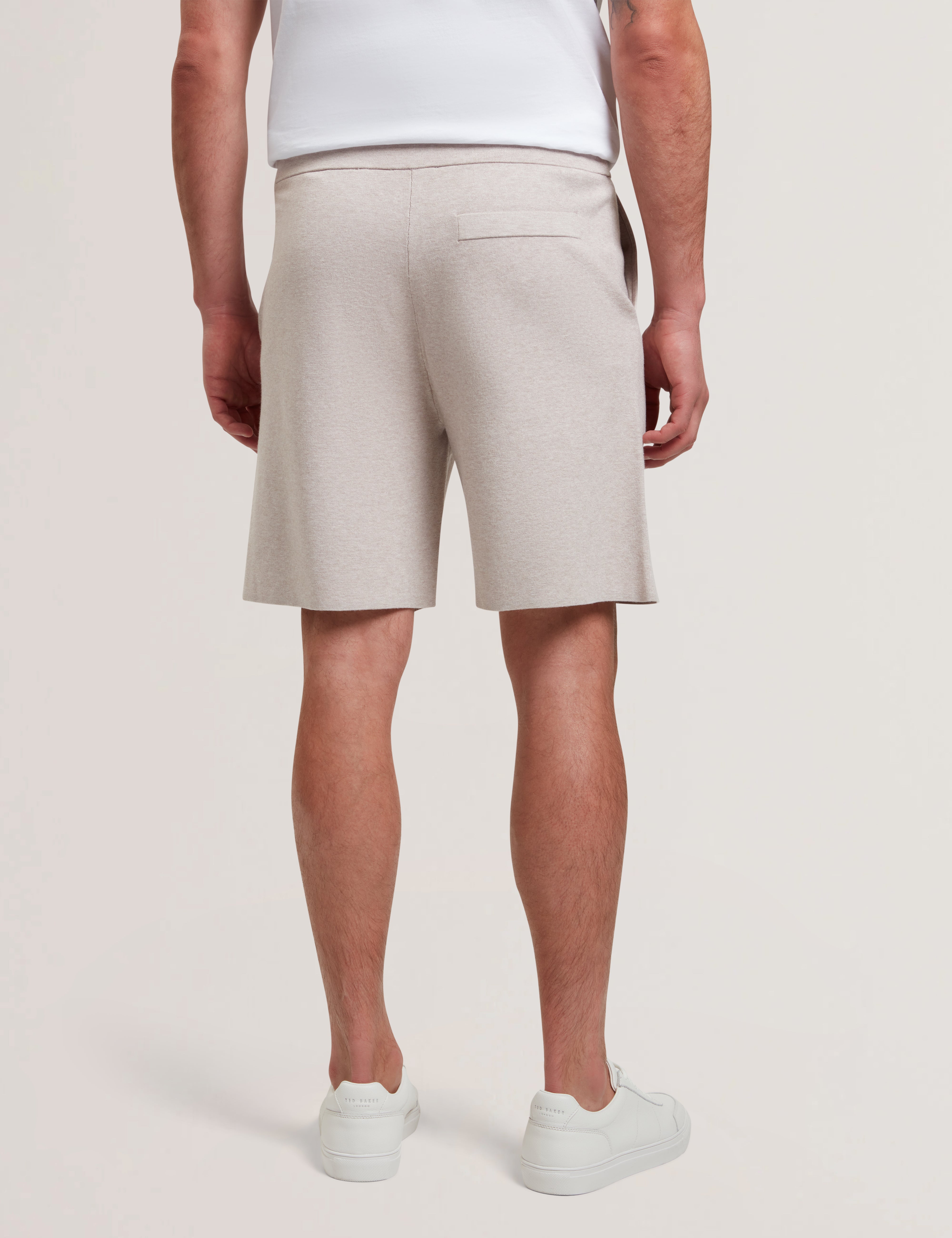 Douglot Relaxed Knitted Shorts Natural