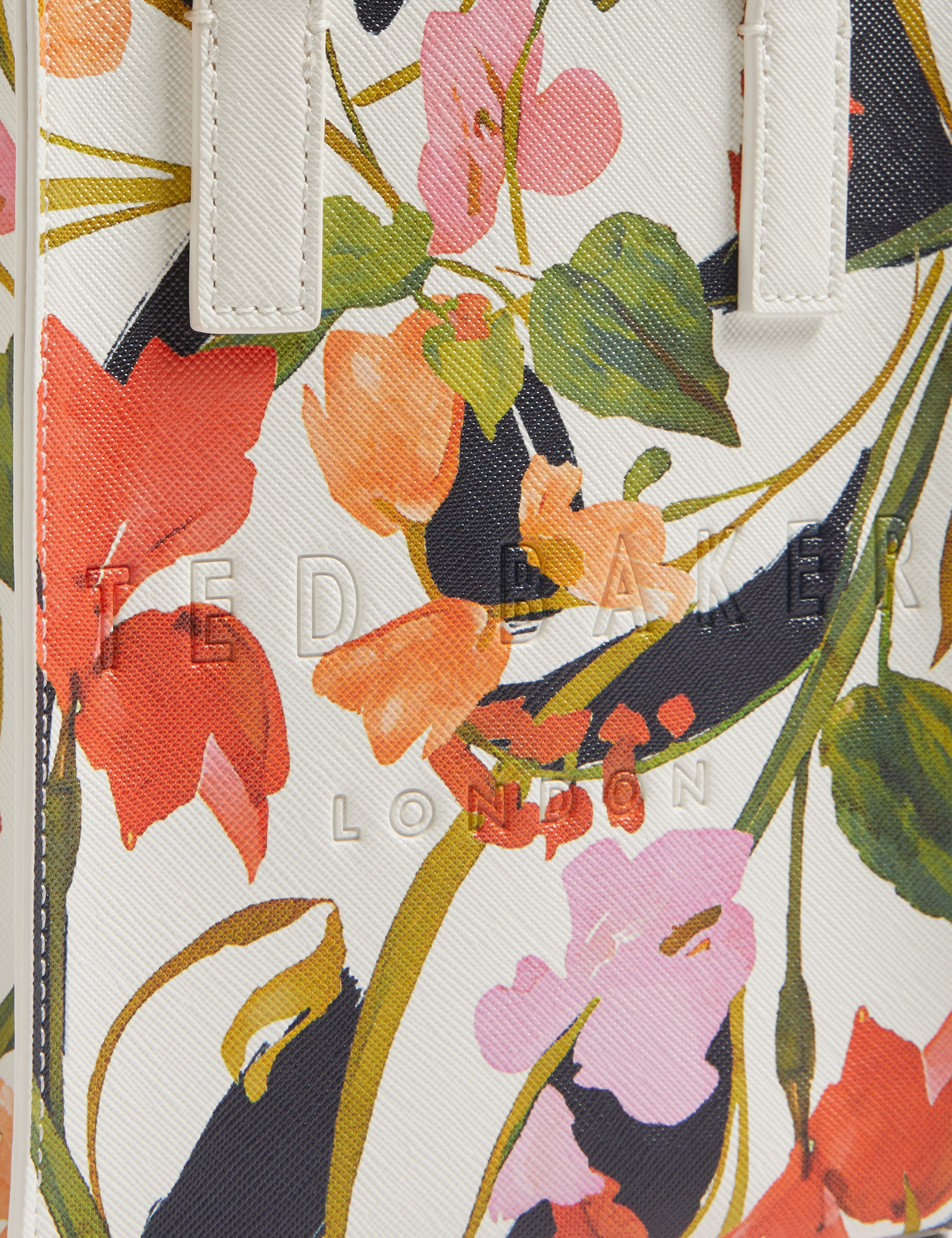 Floweia Floral Printed Mini Icon Bag Cream