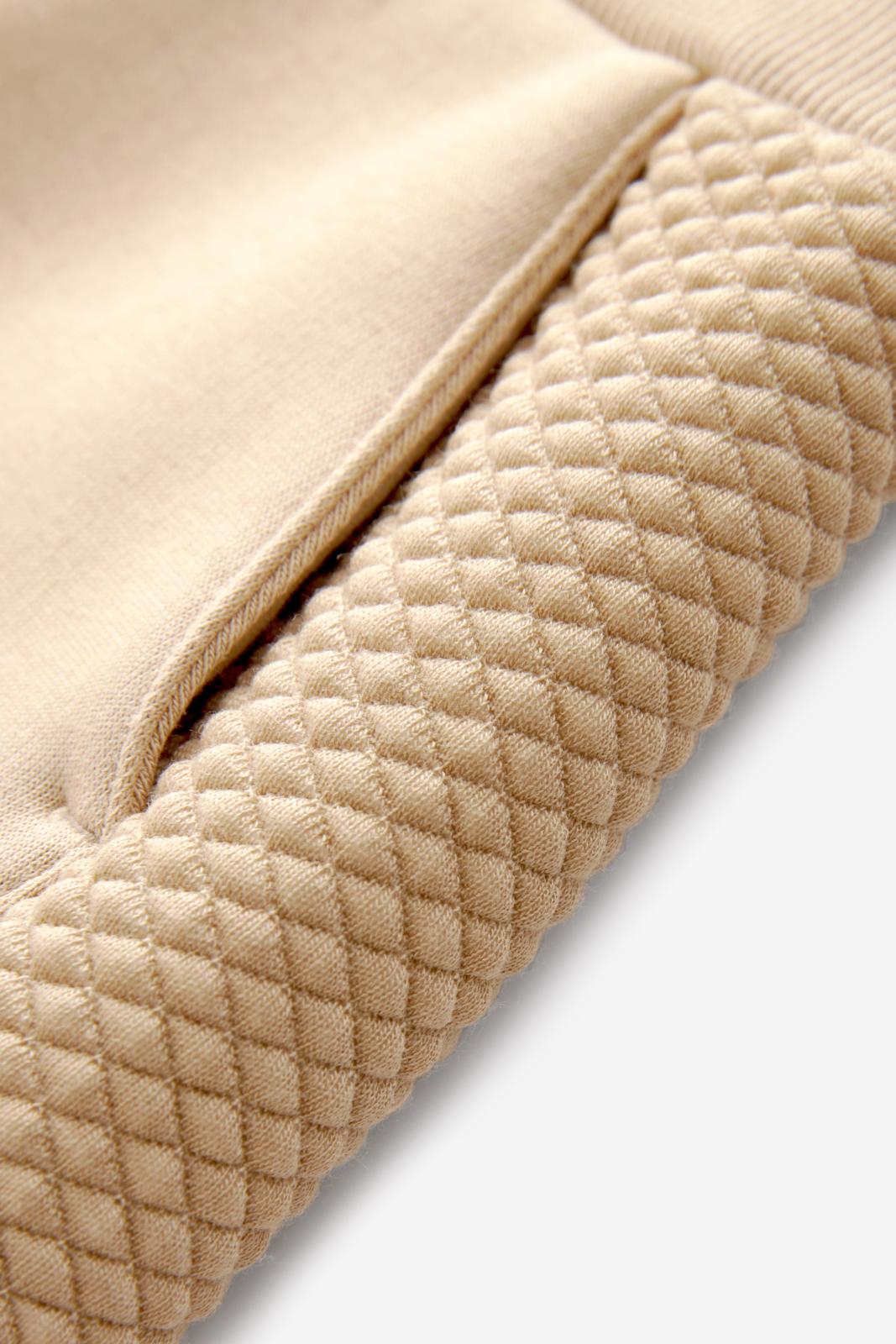 Quilted Sweat Dress Stone