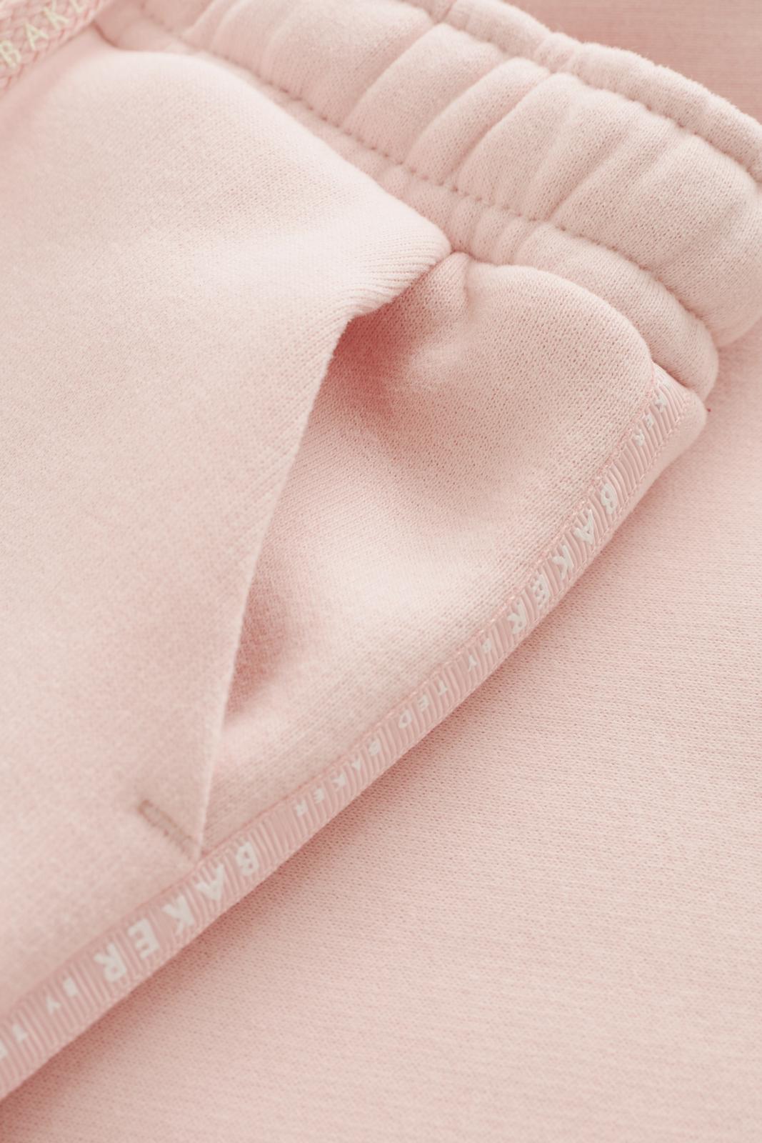 Bow Sweater And Joggers Set Pink