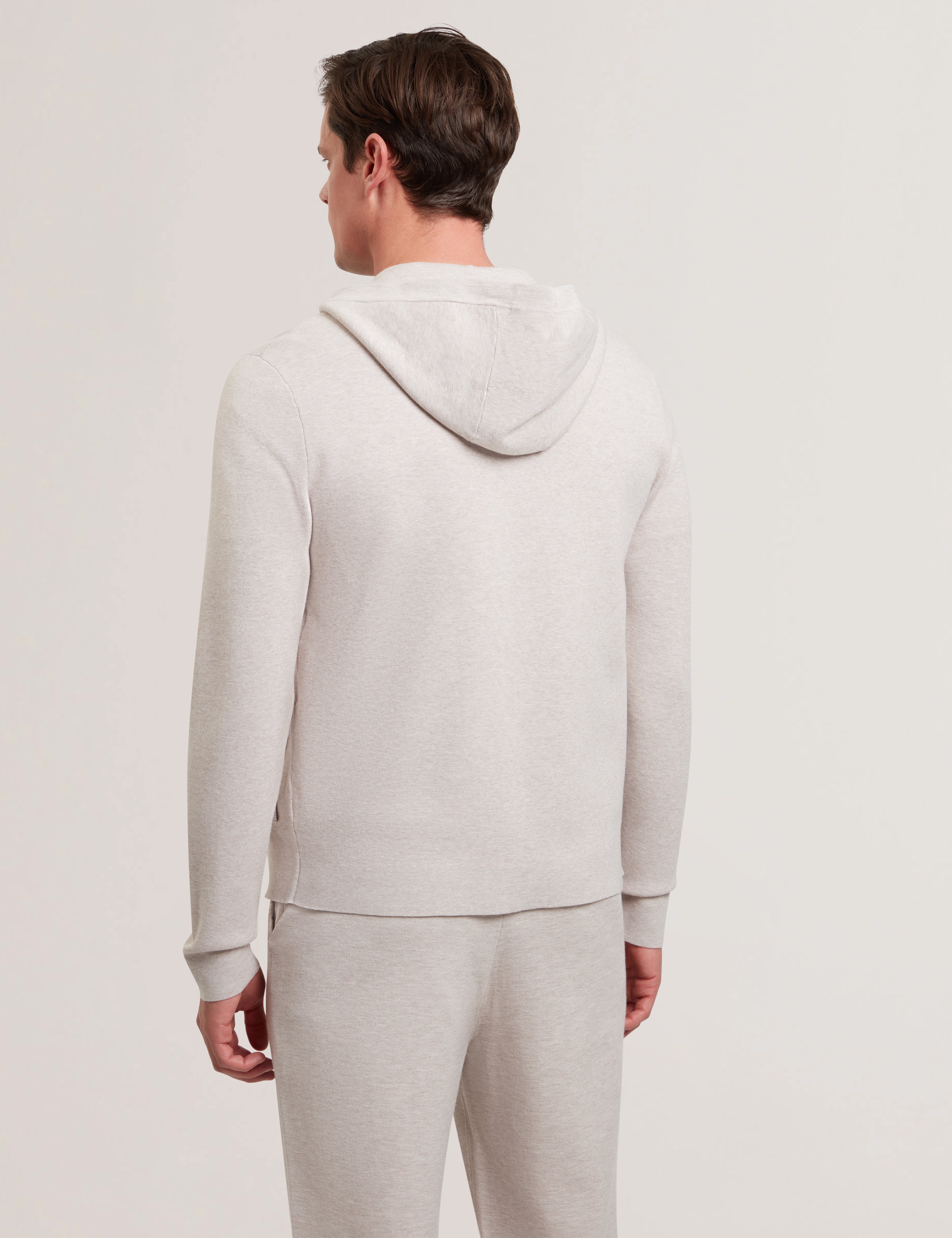 Harldab Knitted Tapered Fit Jogger Natural