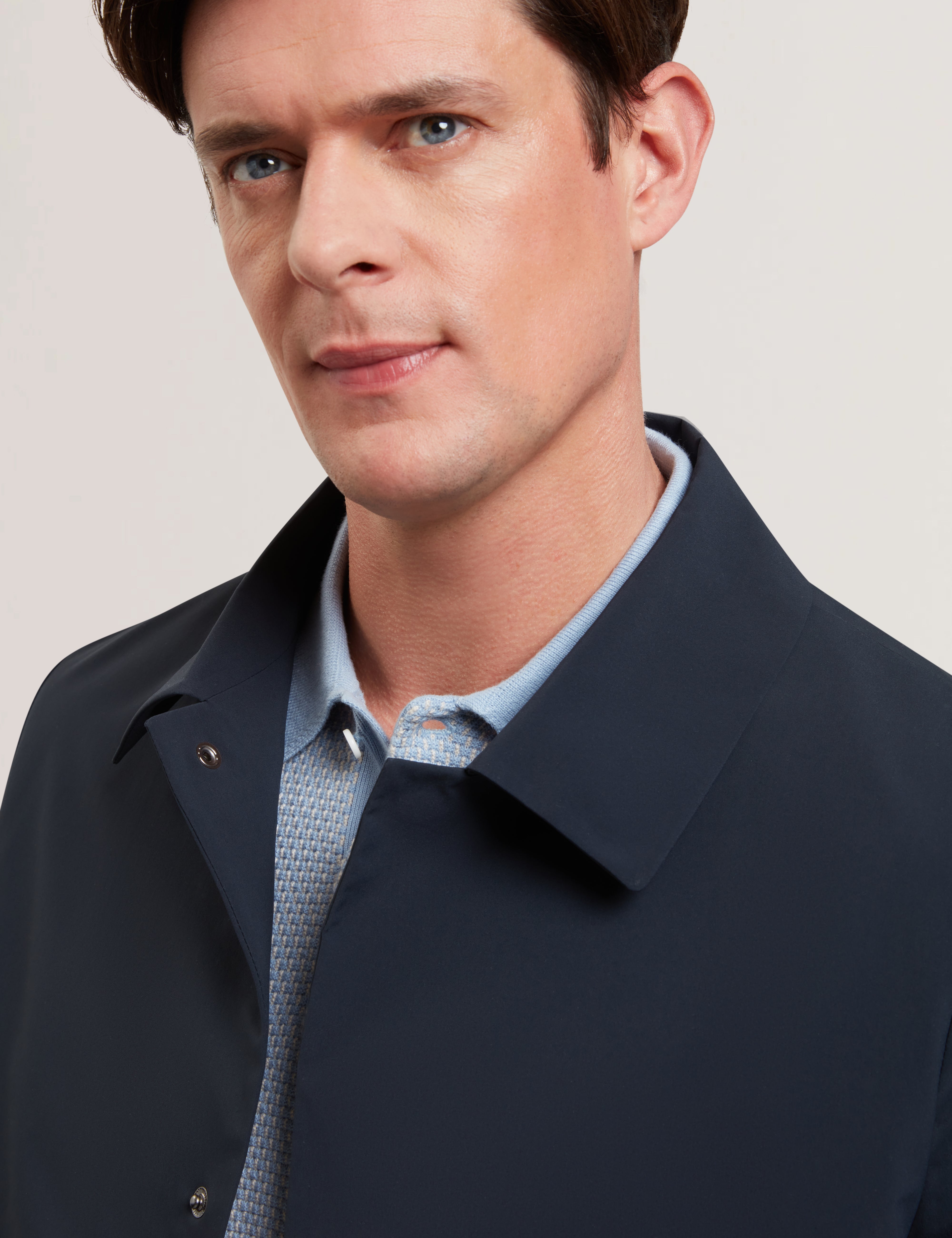 هوملز معطف قصير باللون الكحلي