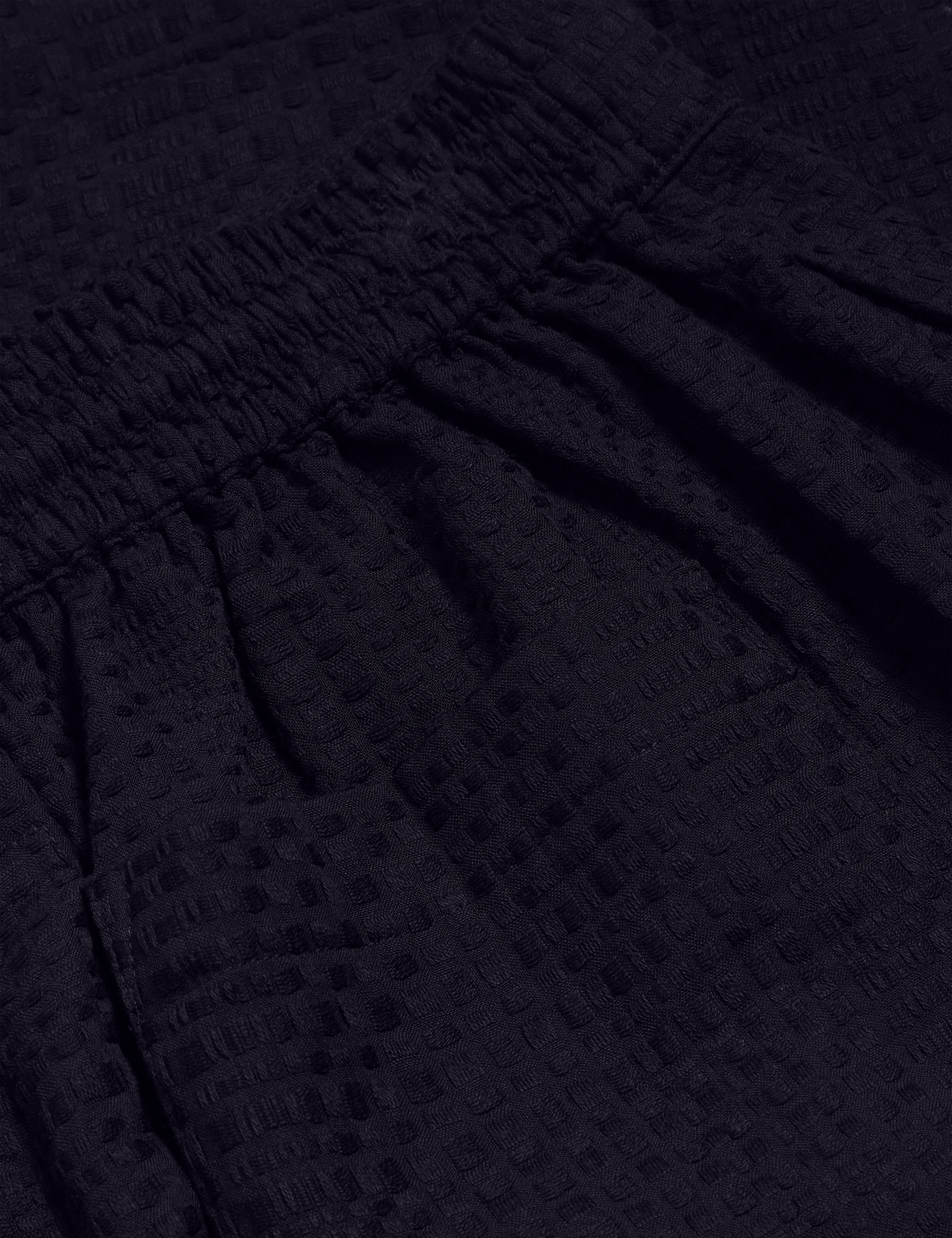 Kylarss Basket-Weave Shorts Navy