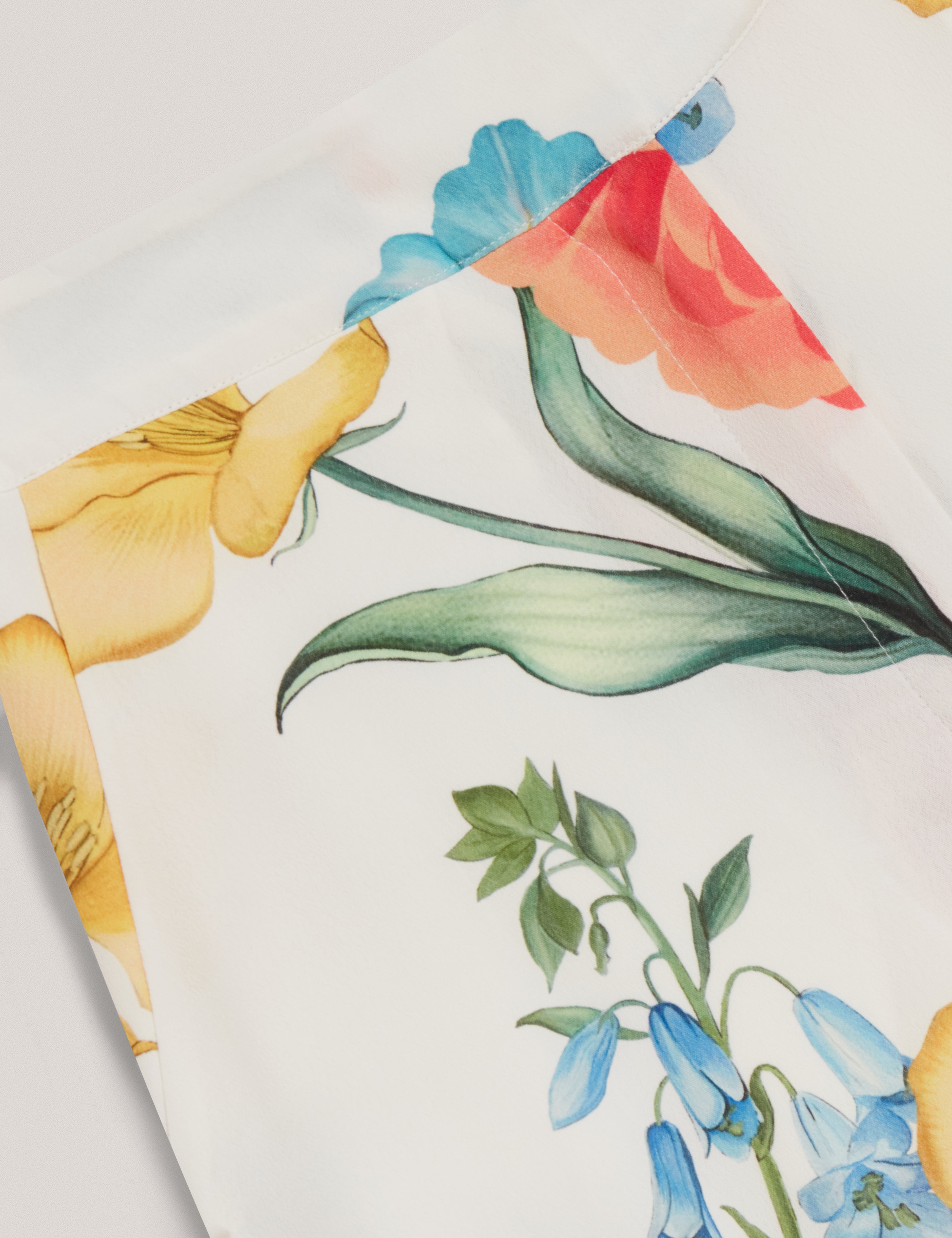 Nymphat Printed Trouser White