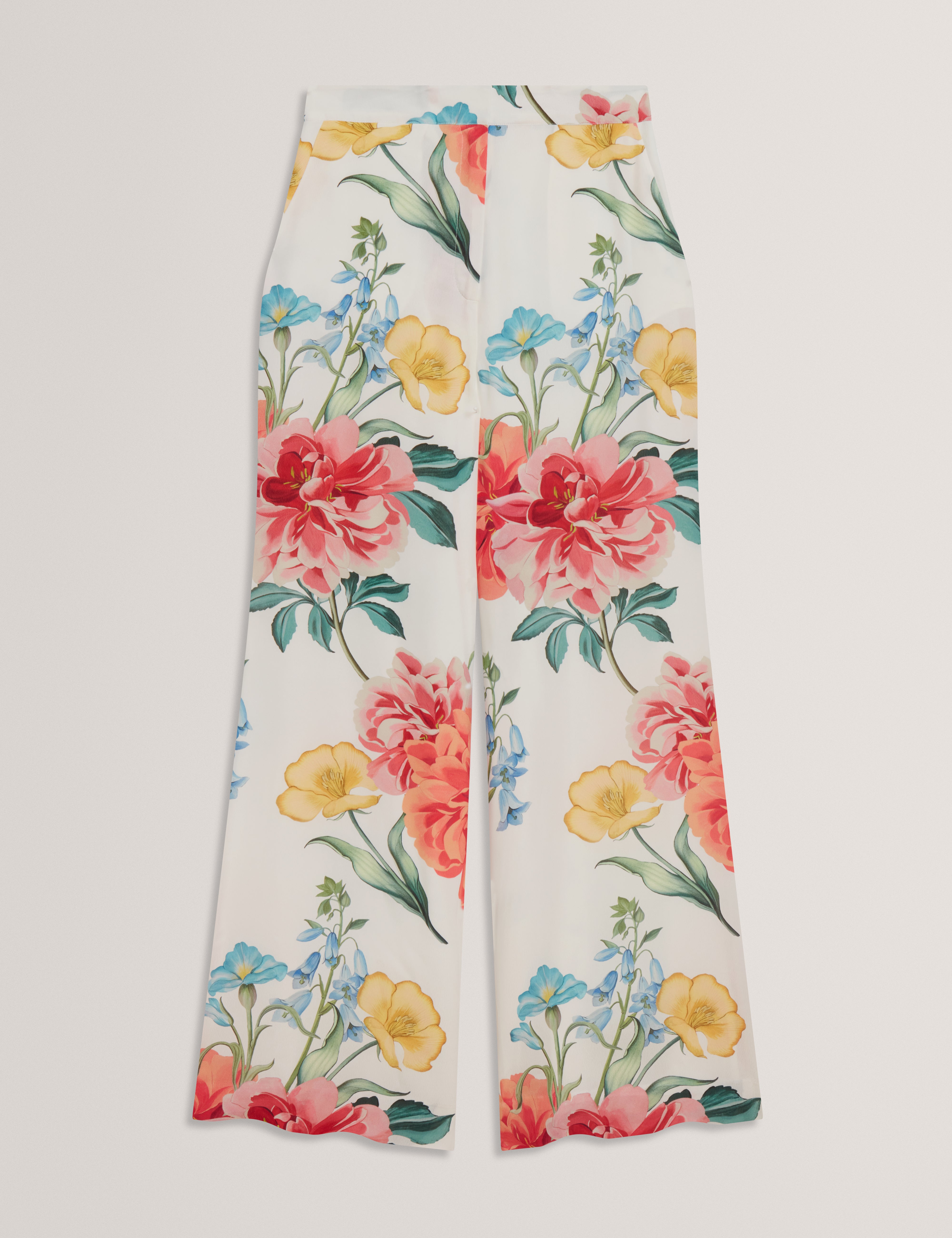 Nymphat Printed Trouser White