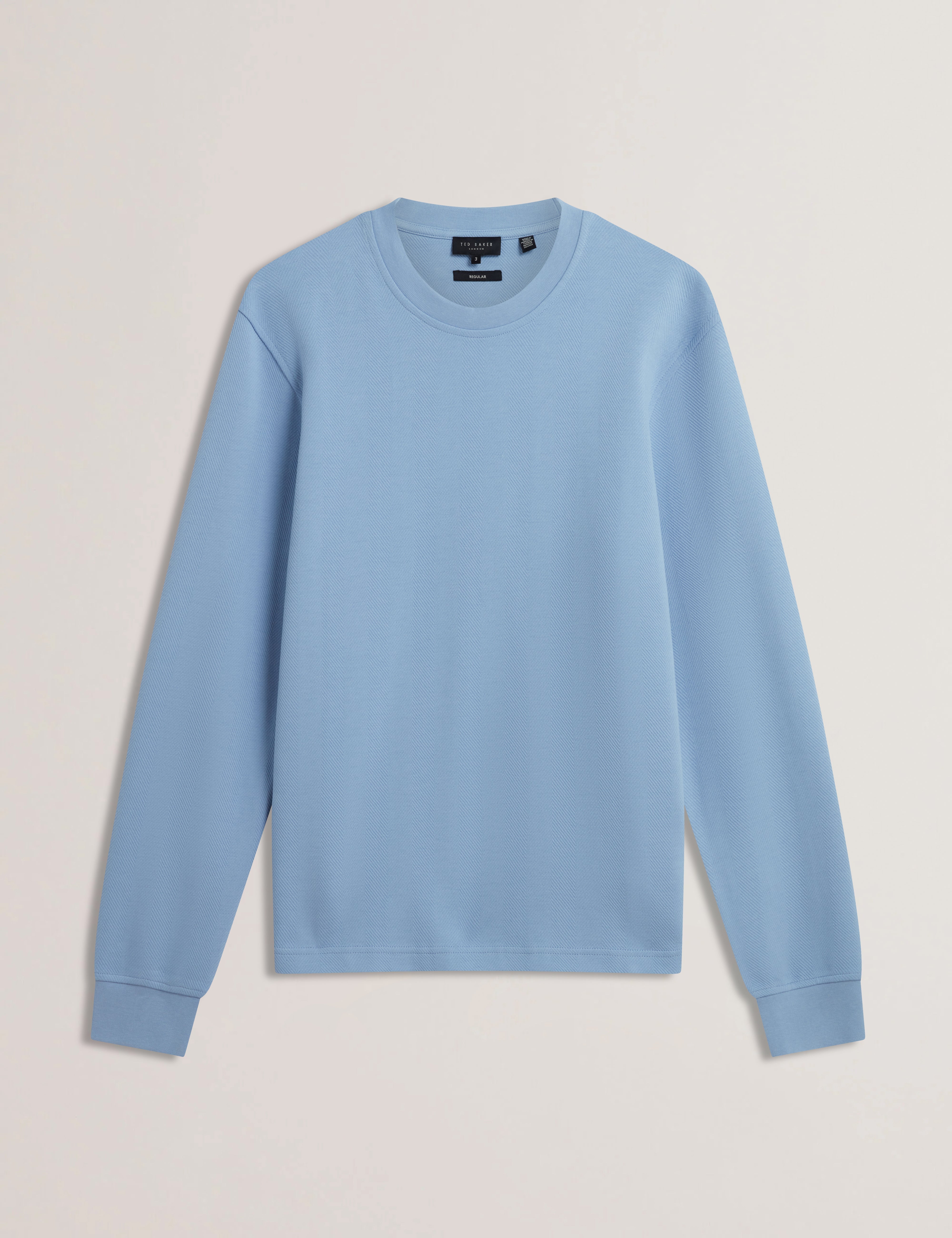 Sharply Ls Herringbone Sweatshirt Blue
