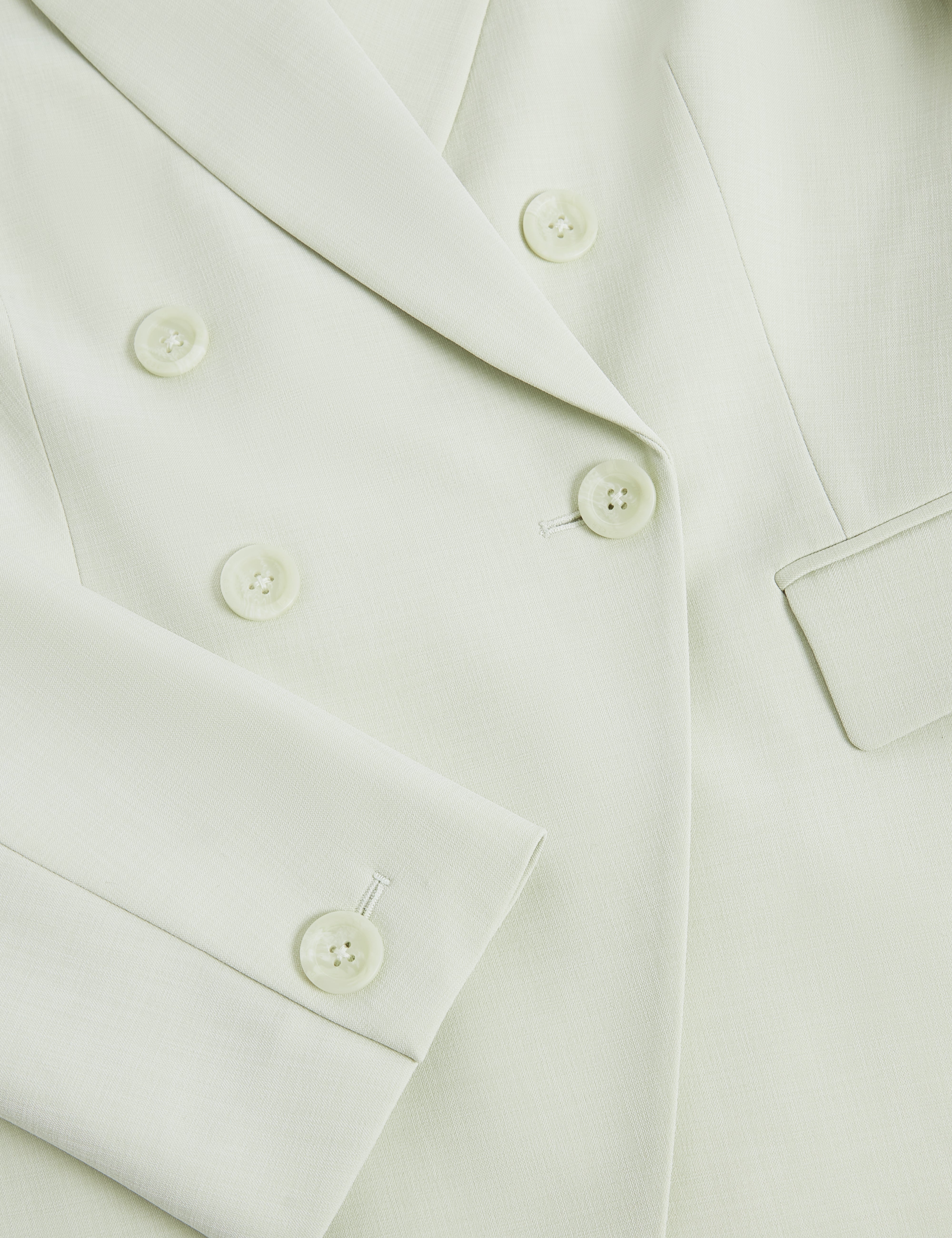 Brida Double Breasted Blazer Pl-Green