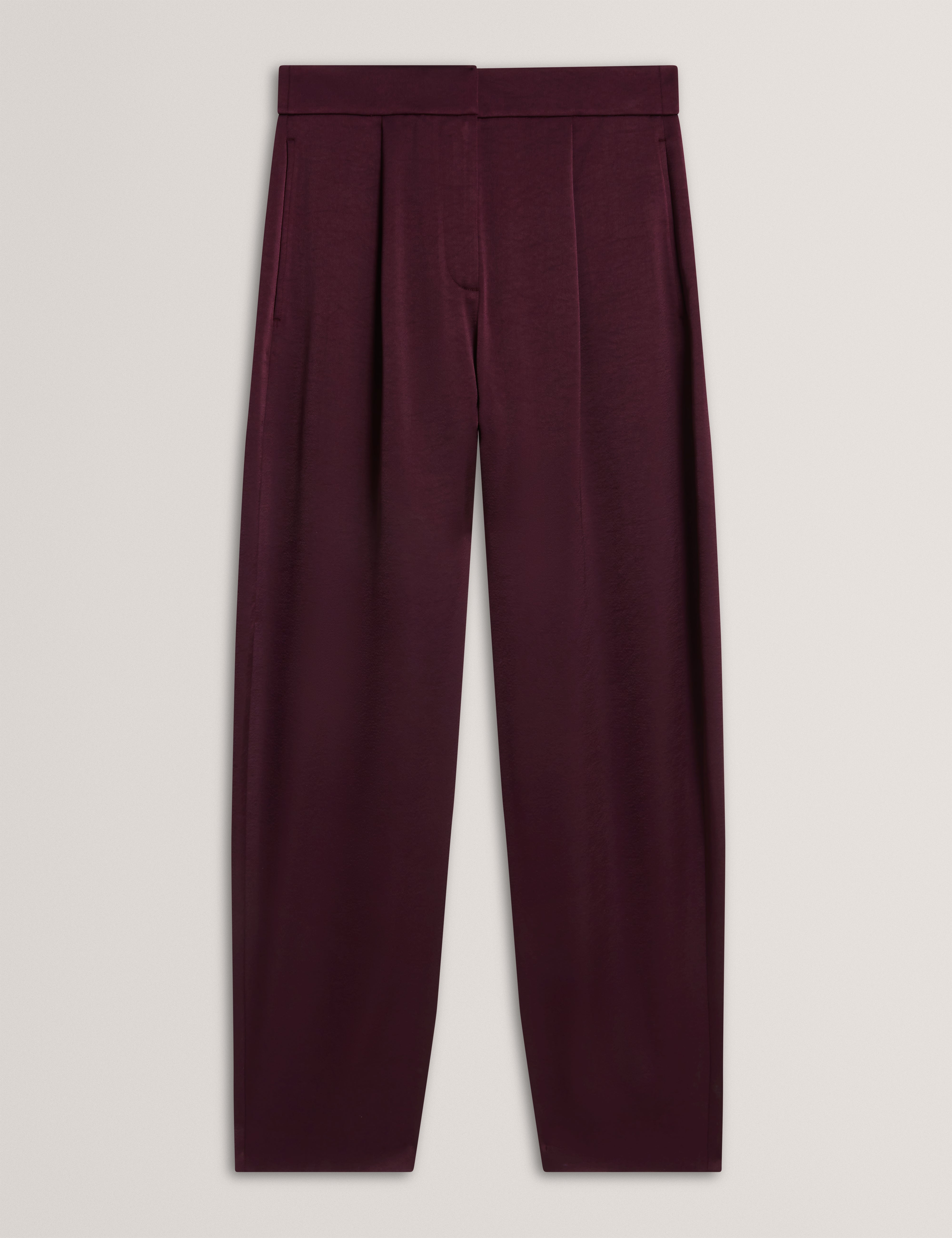 Chiira Barrel Leg Trouser Dp-Purple