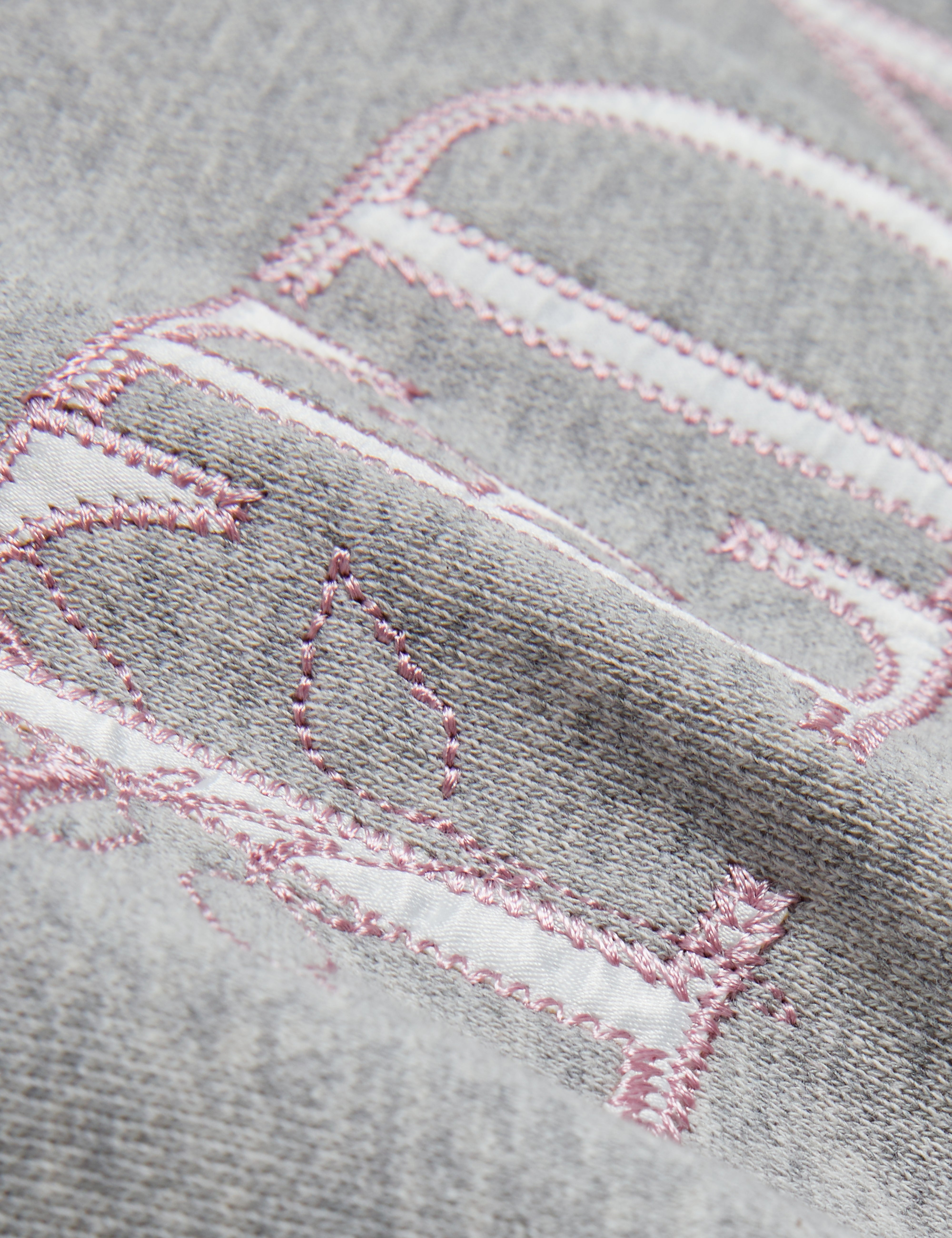 Tanlie Branded Embroidery Sweatshirt Grey