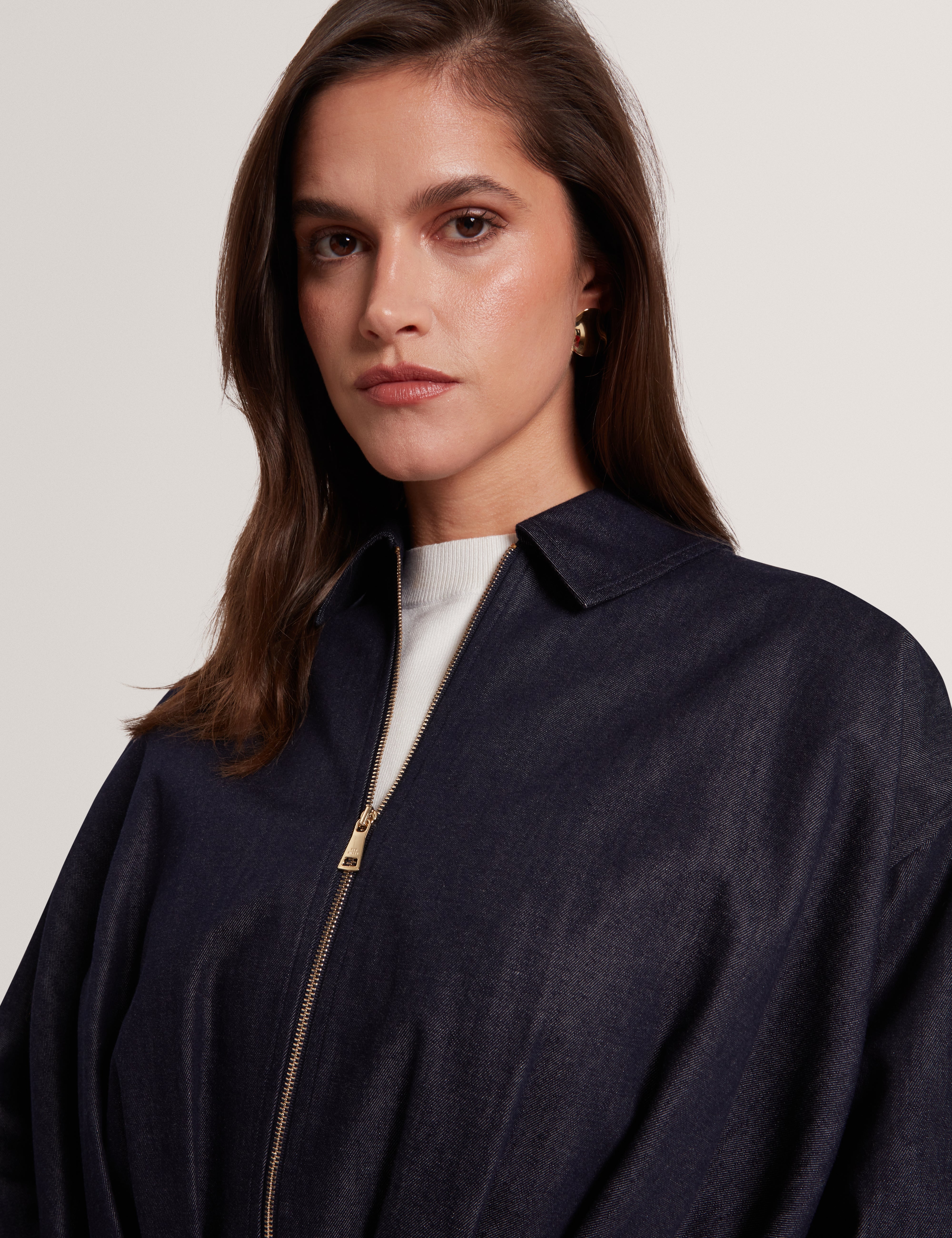 Annite Bomber Jacket Dk-Blue