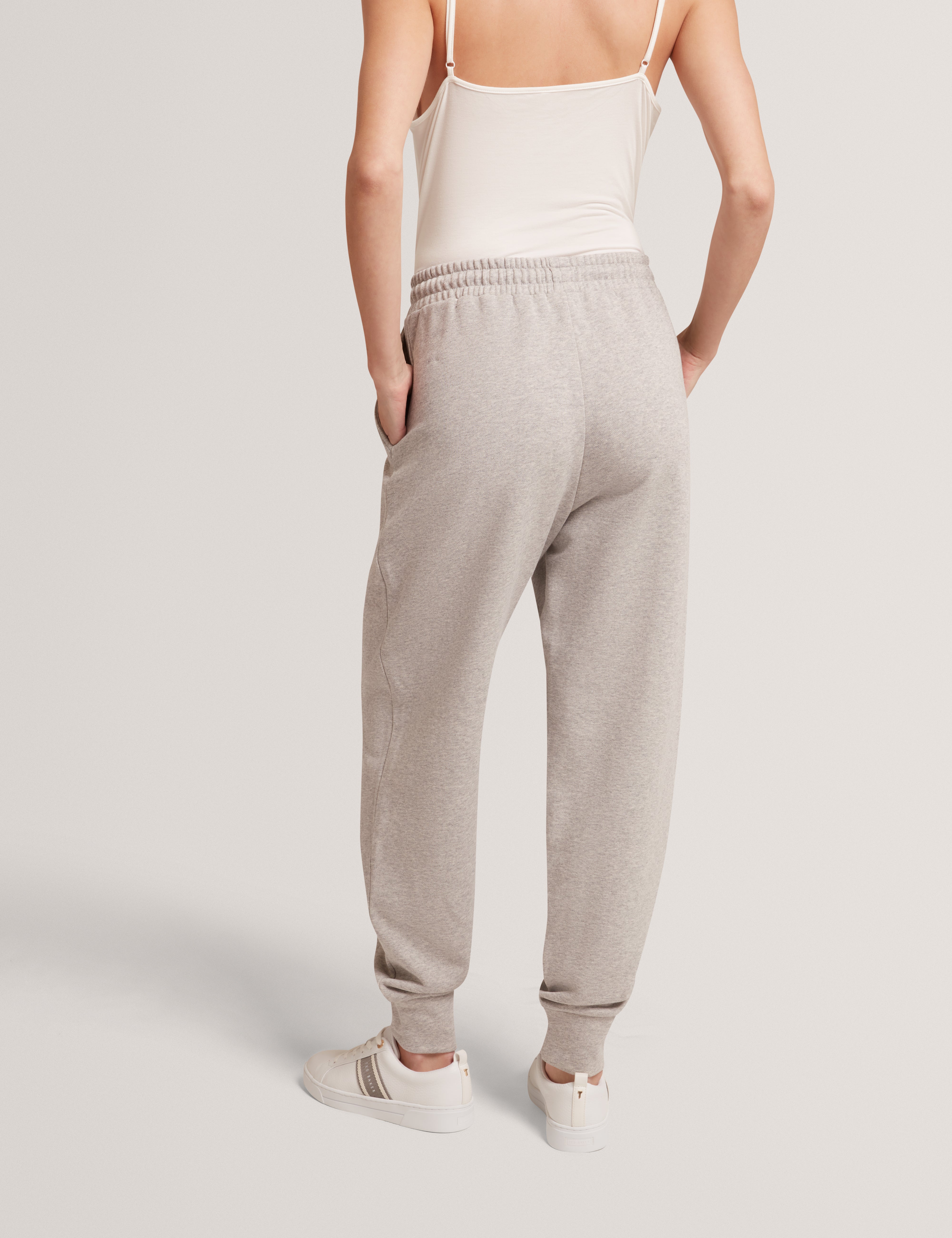 Calytri T Branded Barrel Leg Jogger Grey