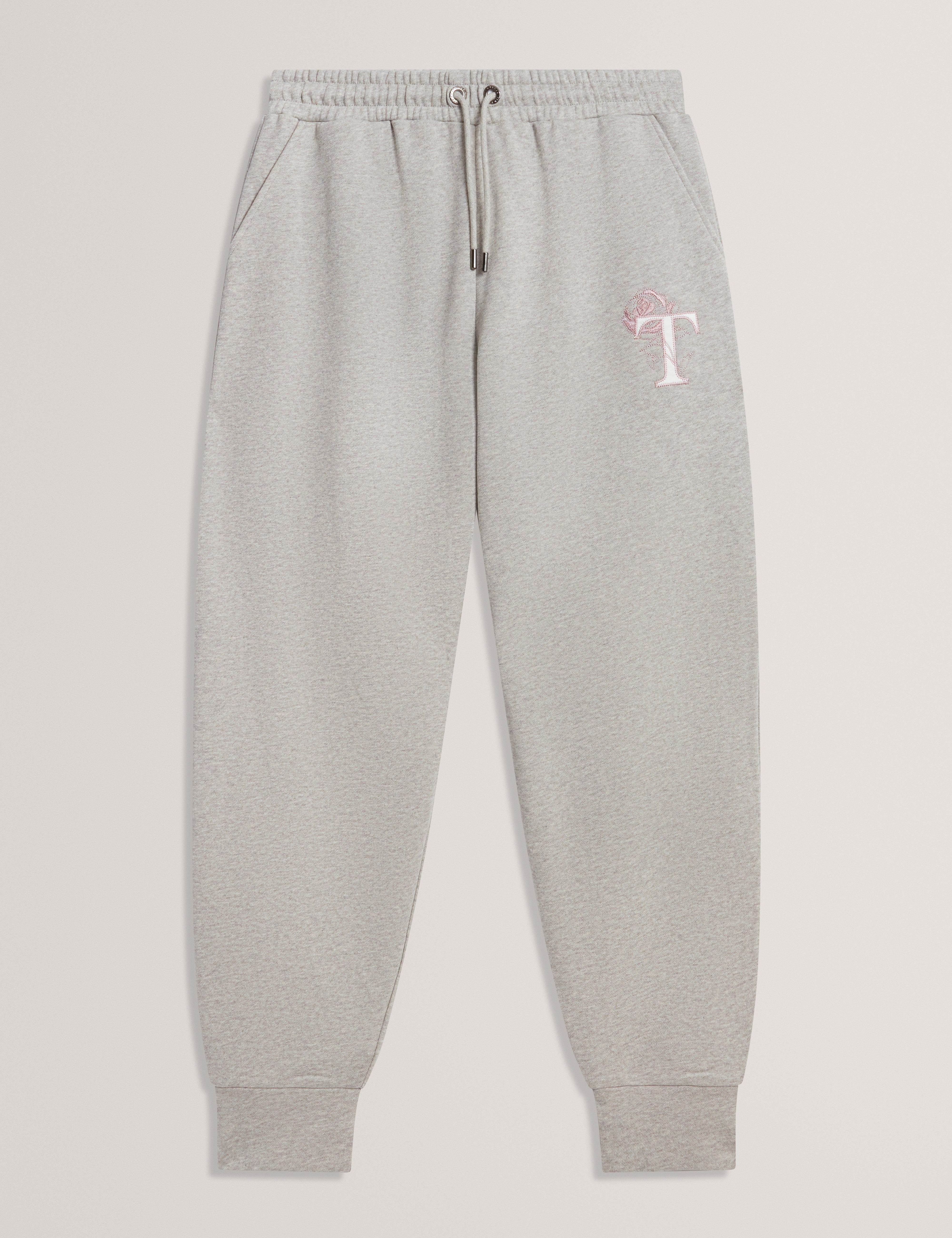 Calytri T Branded Barrel Leg Jogger Grey