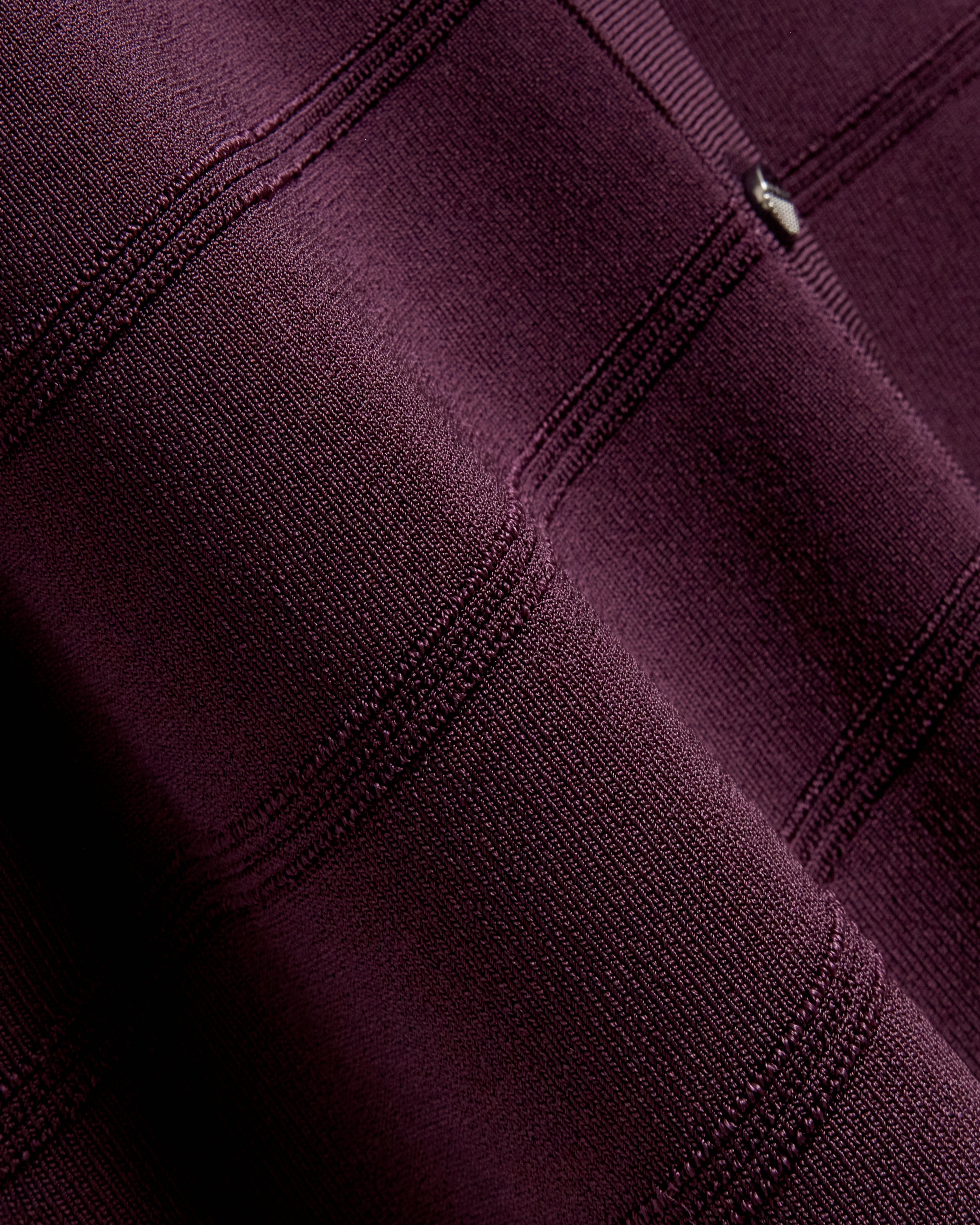 Rellia Cropped Bandage Cardigan Dp-Purple