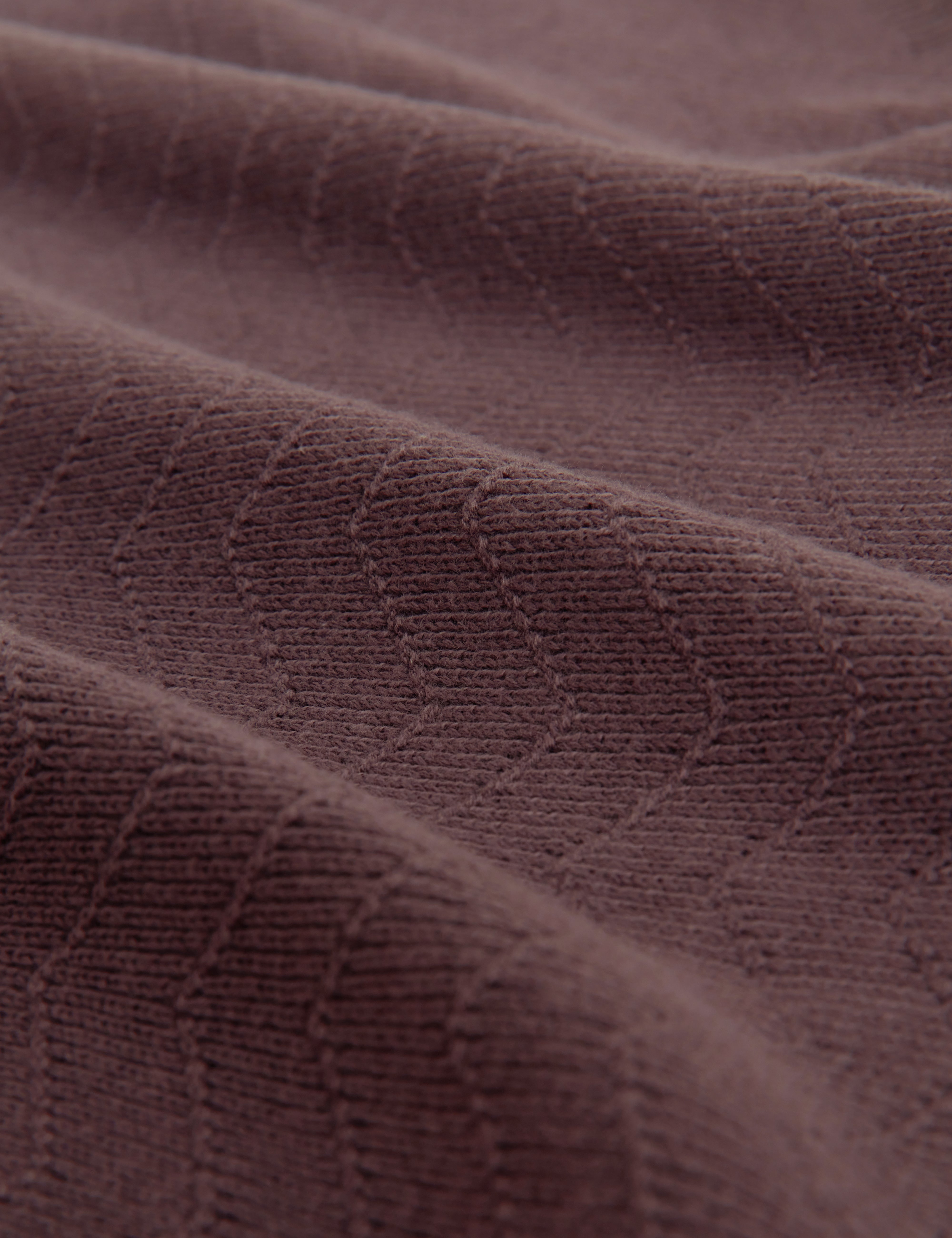 Hamels Short Sleeve Mixed Stitch Button Polo Dk-Brown
