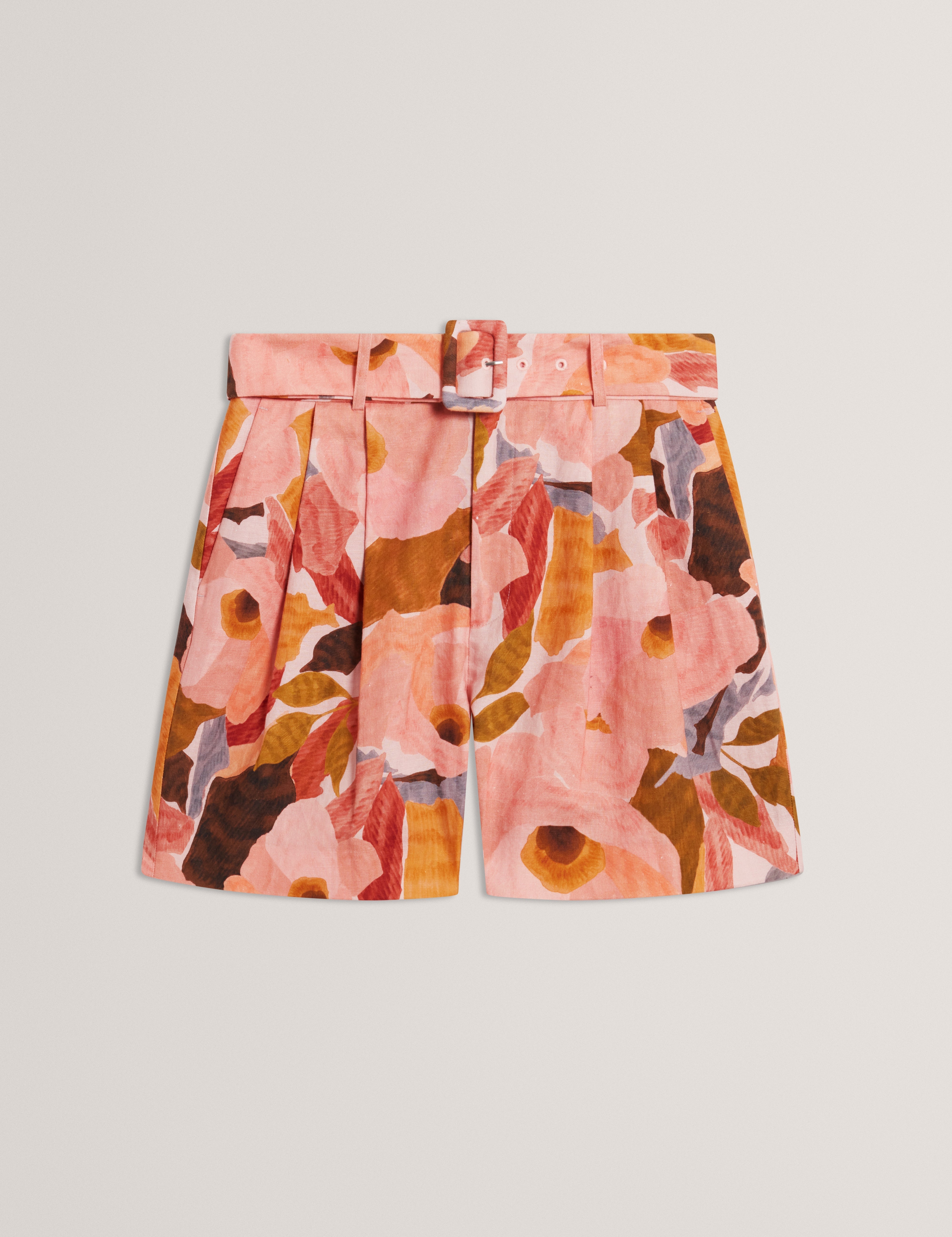 Noysa Printed Tailored Short Coral