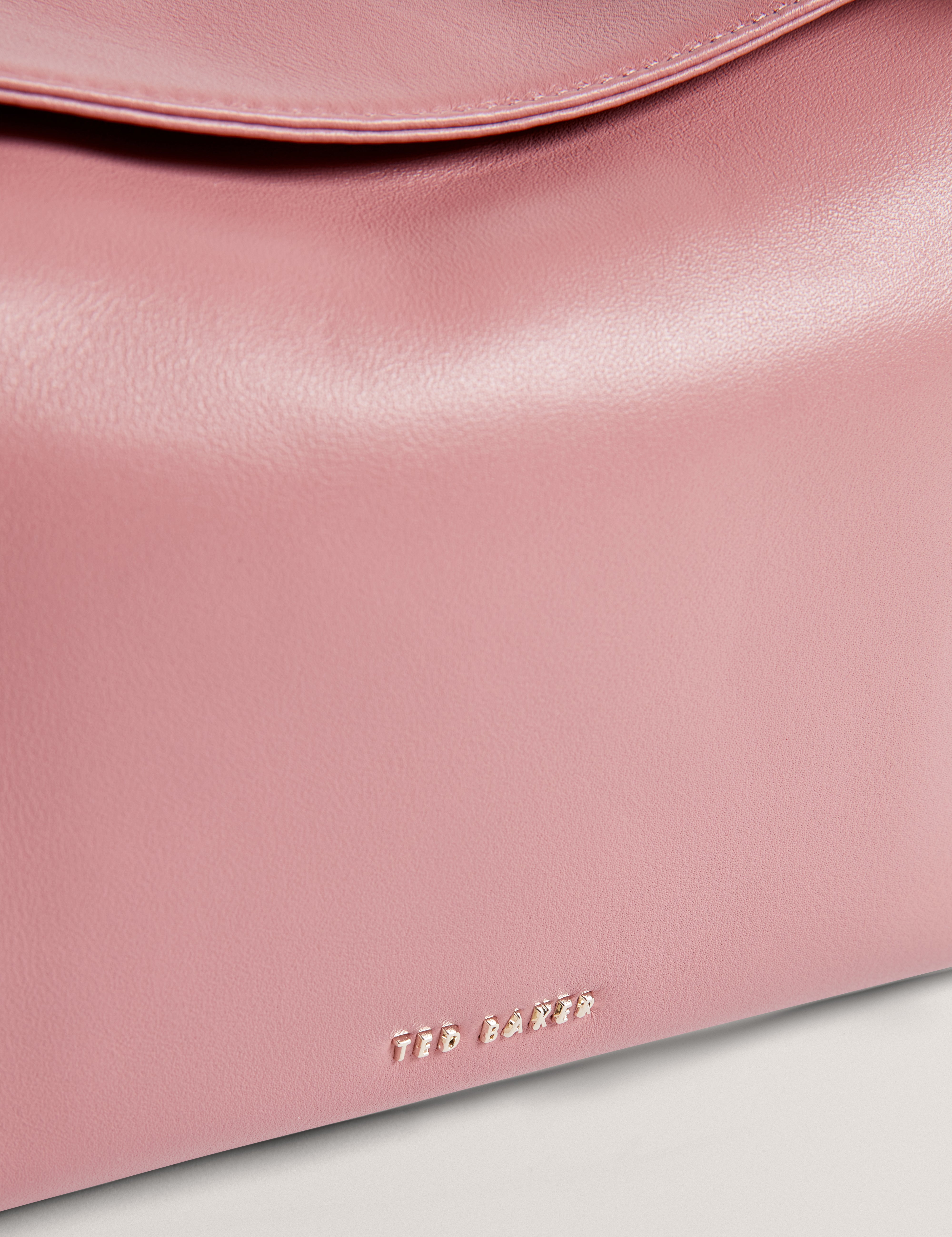 Nyaal Soft Knot Bow Leather Shoulder Bag Pl-Pink