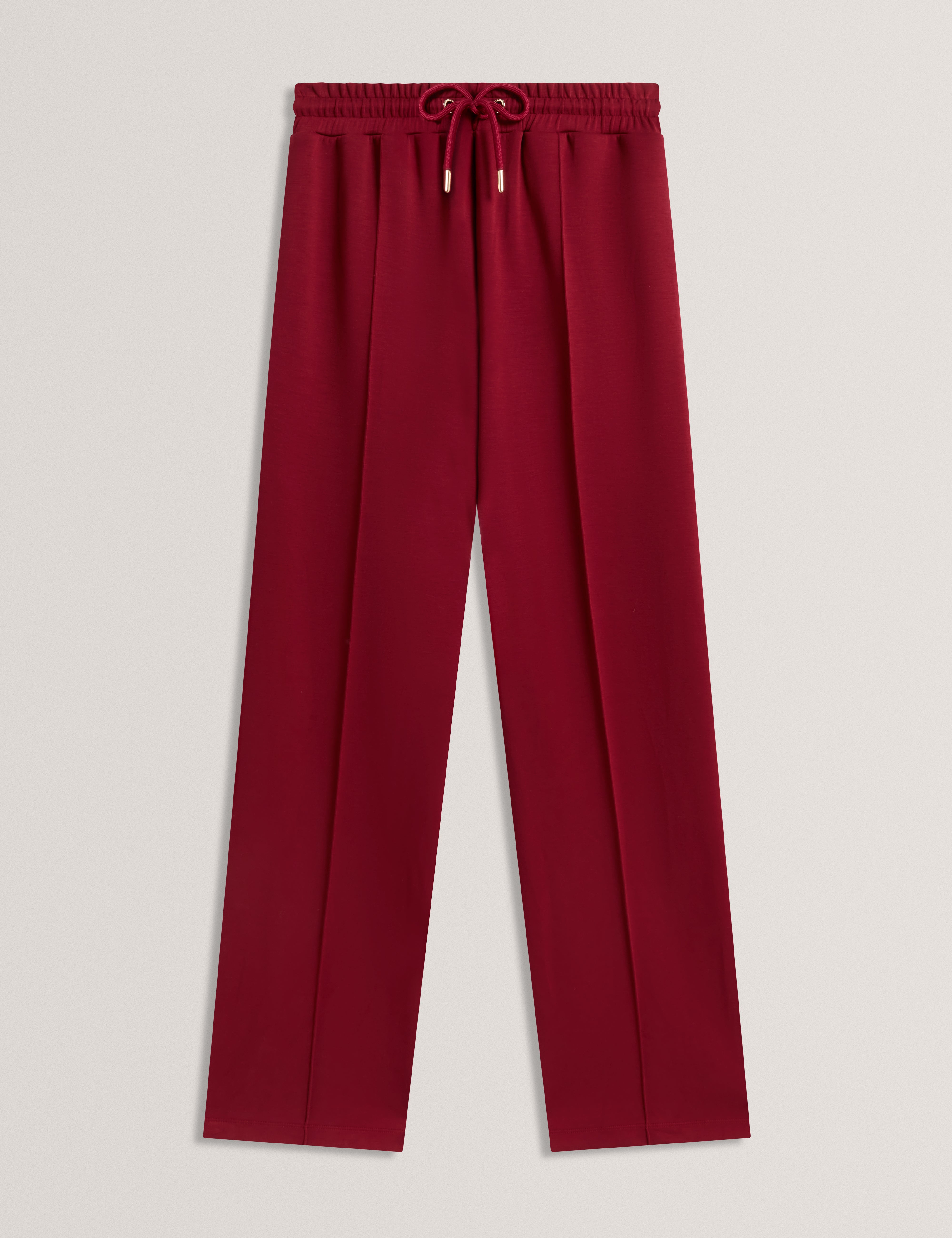 Nowelll Cupro Split Hem Jogger Maroon