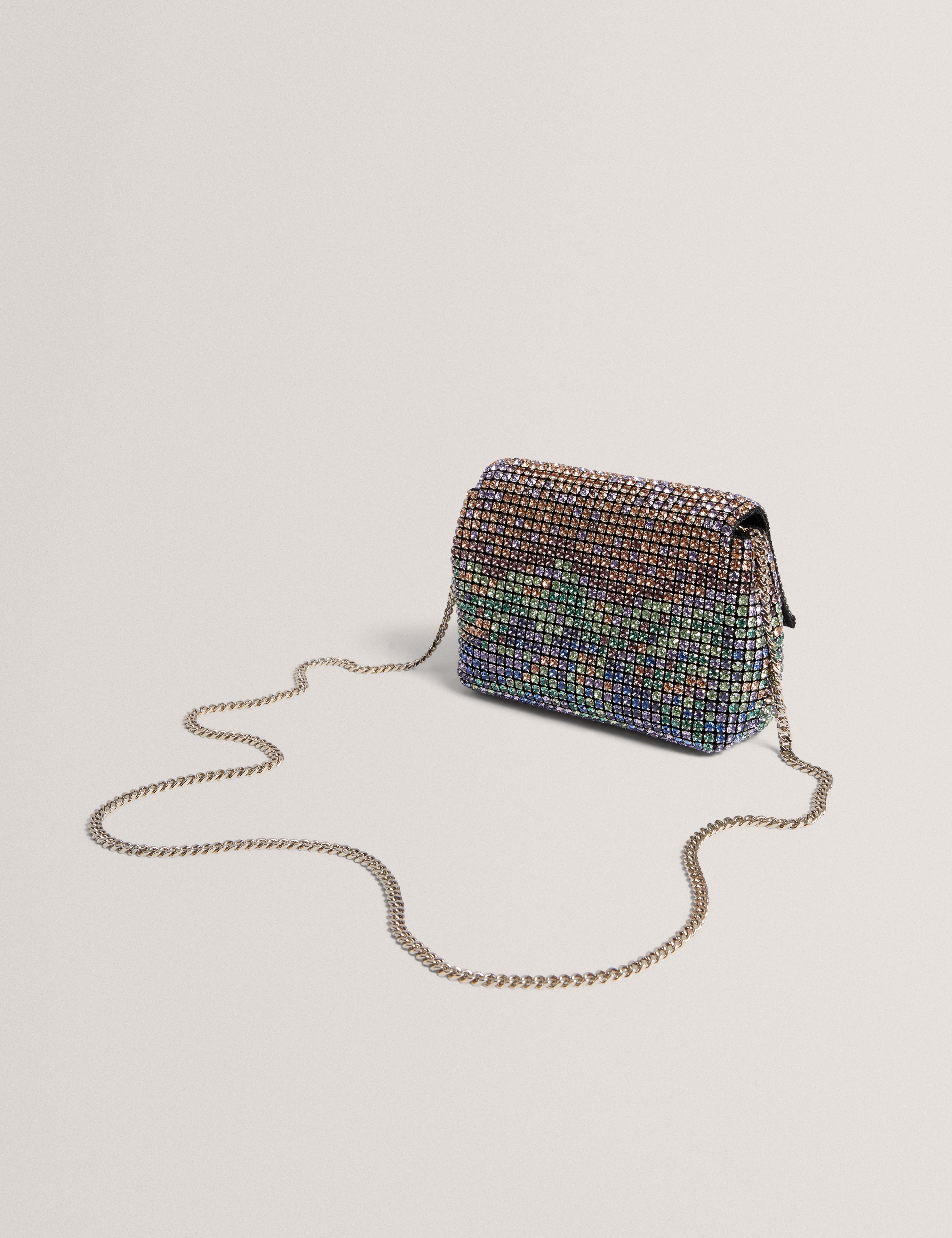 Seurat Crystal Mini Crossbody Bag Multicol
