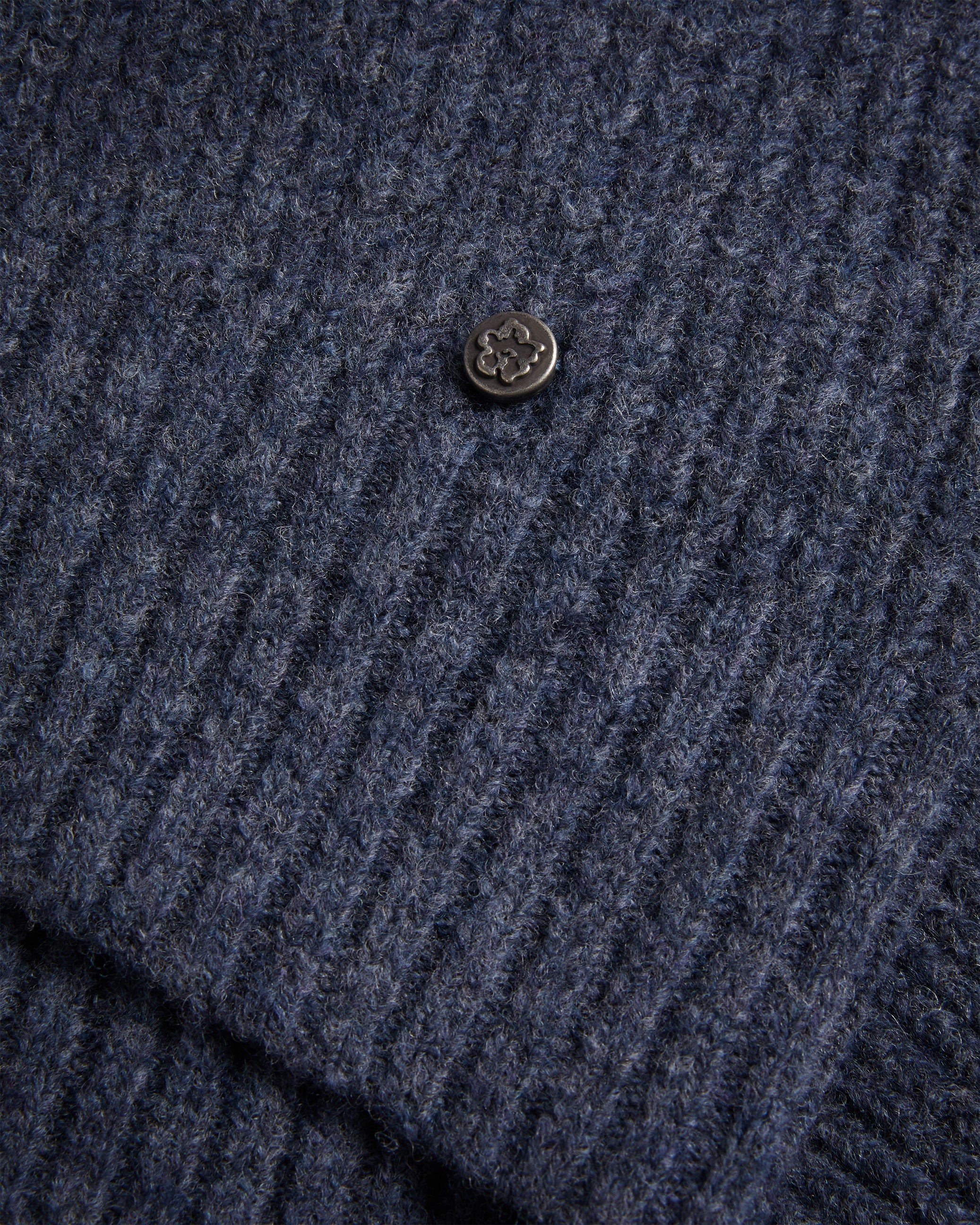 Cchloe High Neck Oversized Sweater Navy