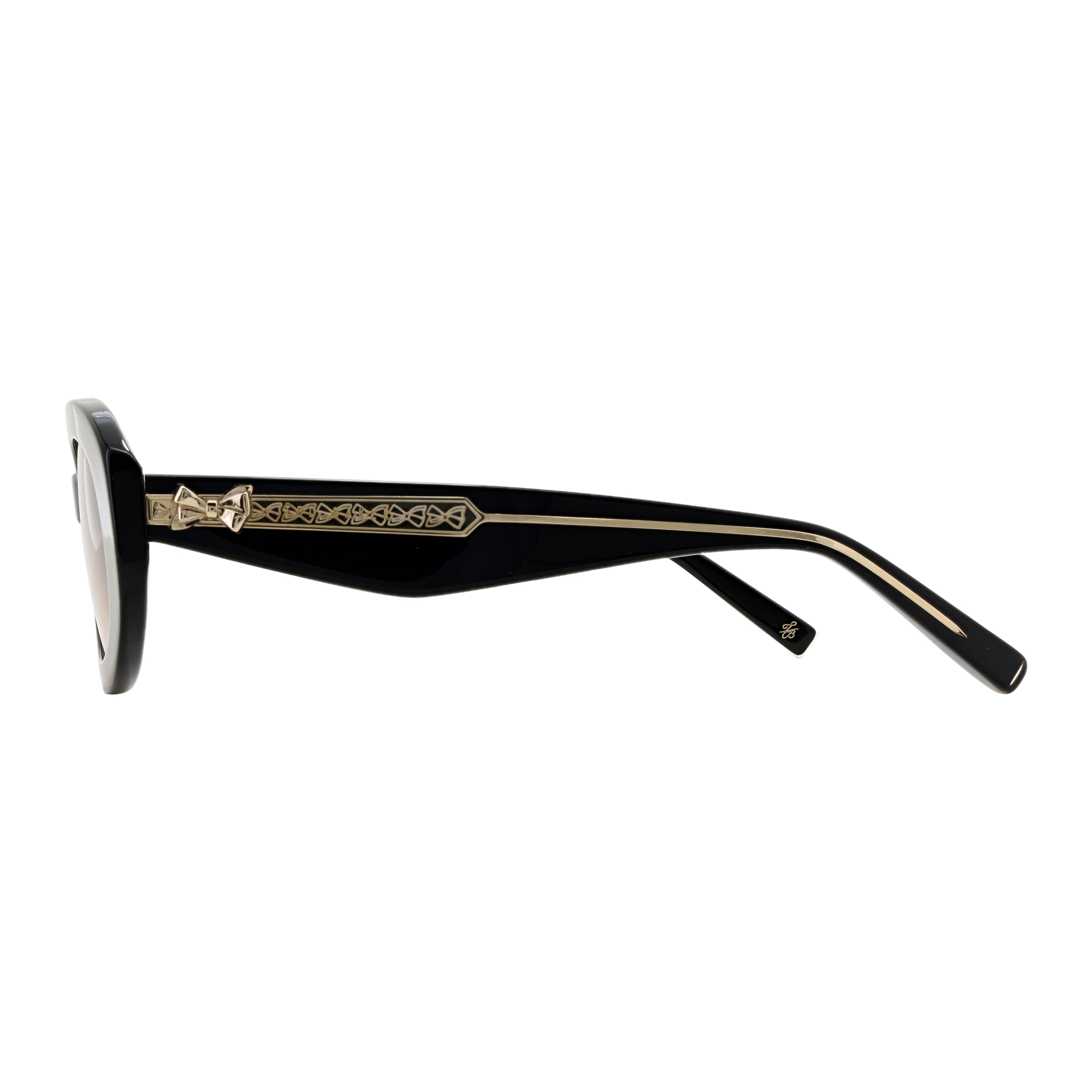 Daisie Sunglasses Gloss Solid Black