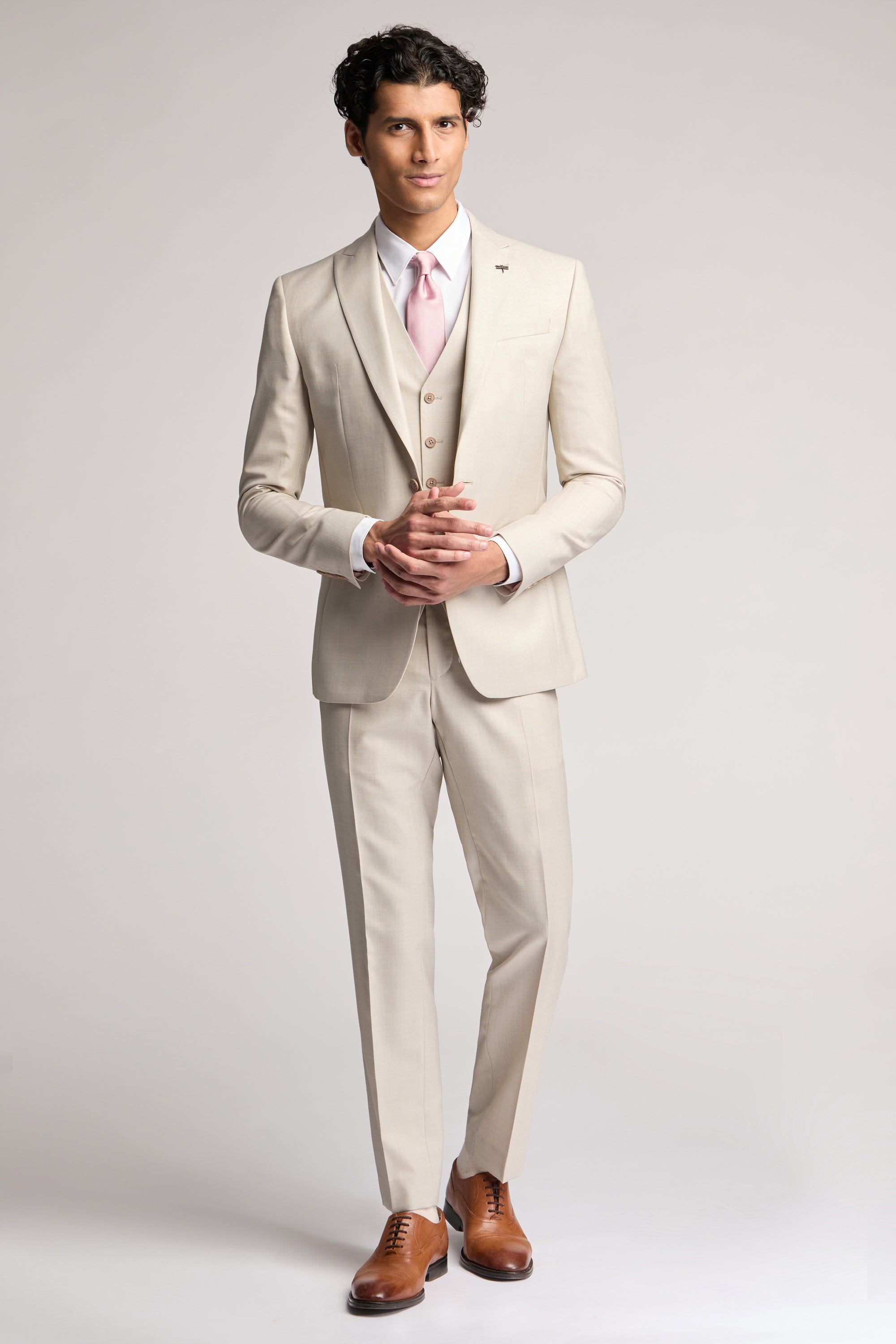 Stone Sharkskin Jacket Stone