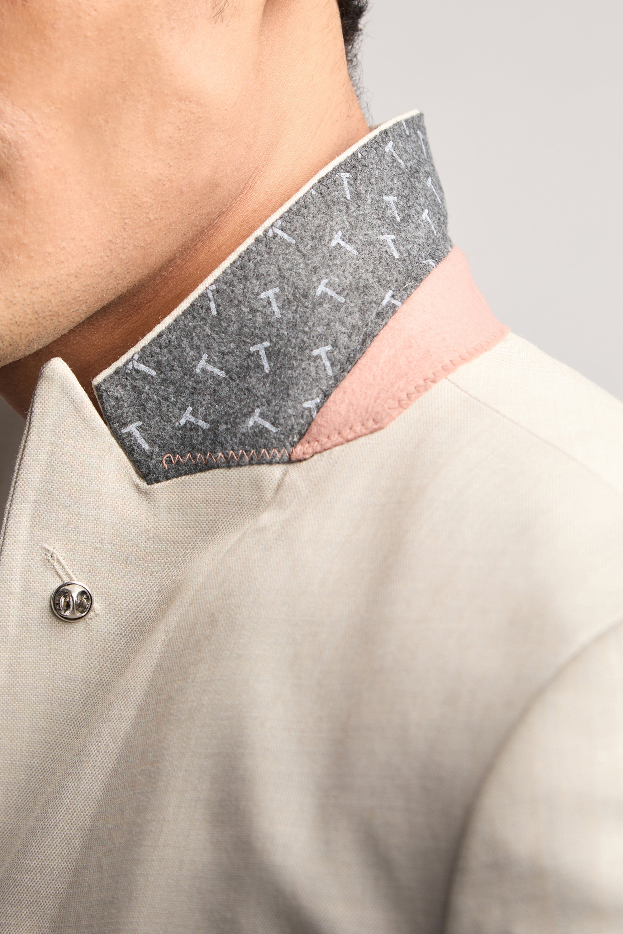 Stone Sharkskin Jacket Stone