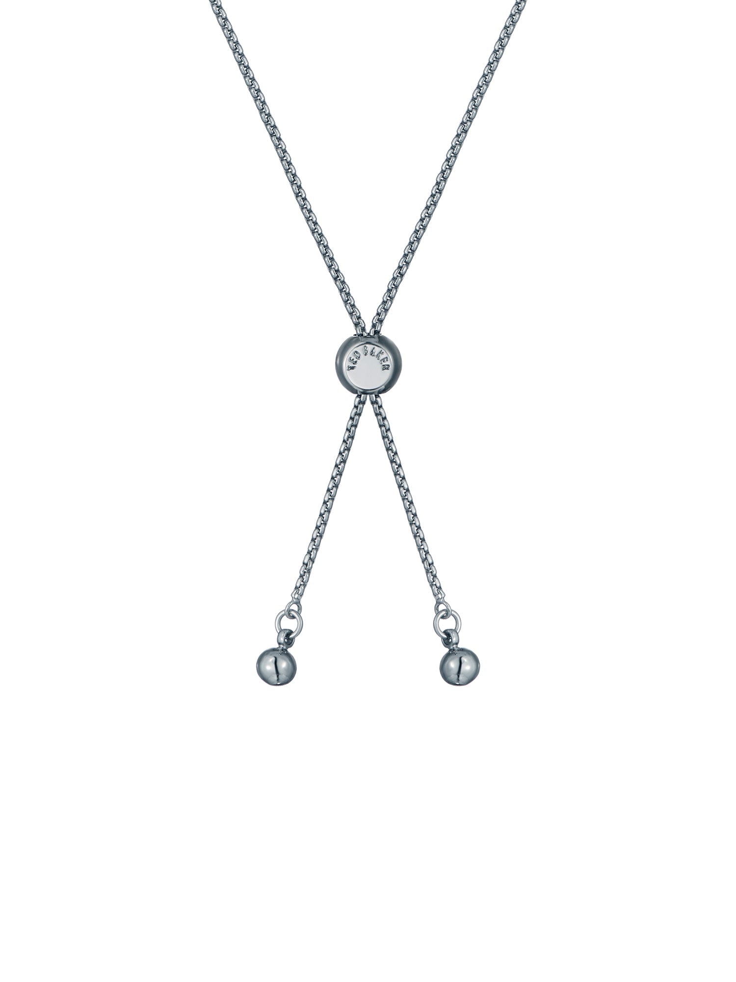 Adoria Crystal Sweetheart Adjustable Bracelet Silver