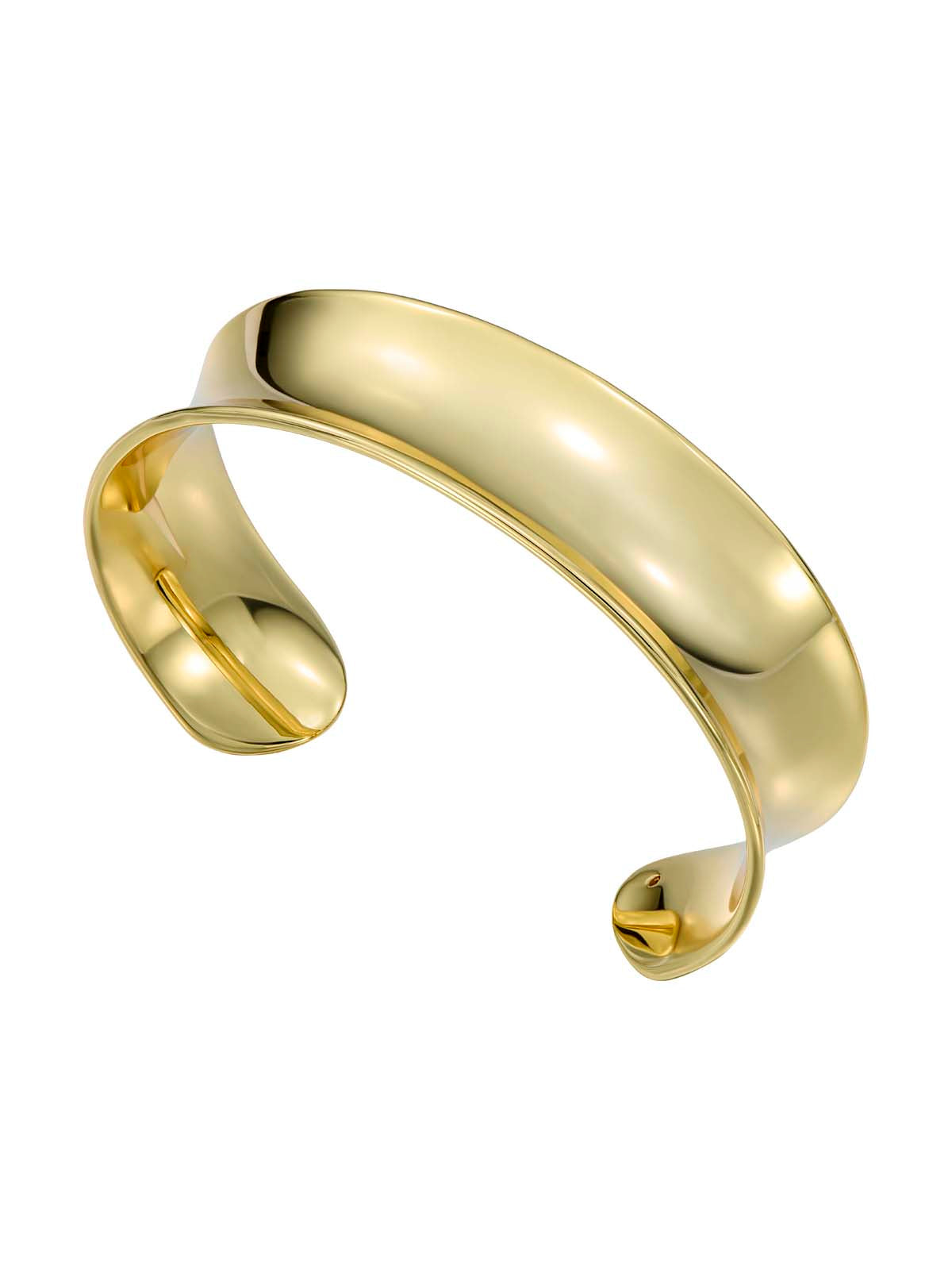 Contina Concave Cuff Gold