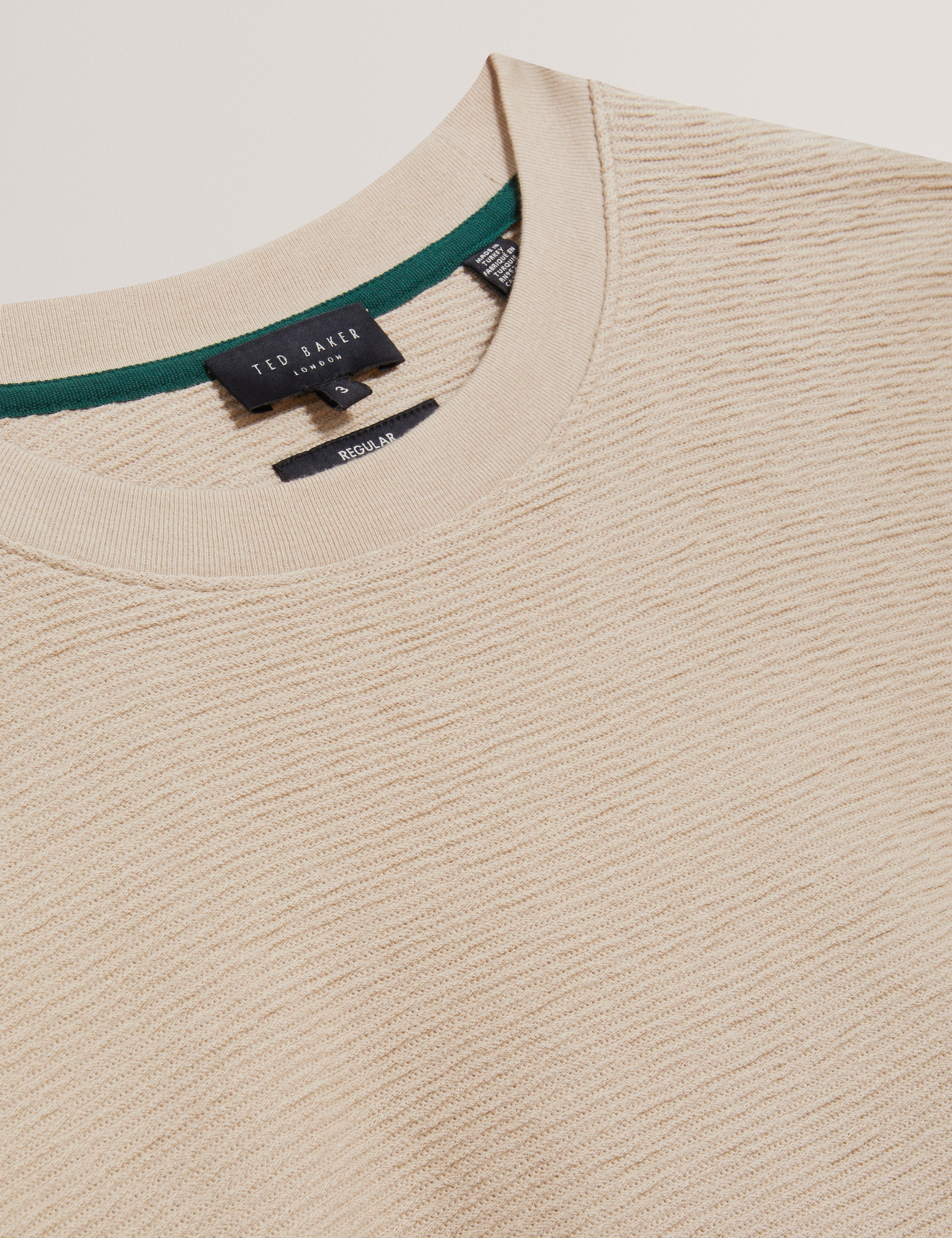 Tomaos Short Sleeve Relaxed Fit T-Shirt Taupe