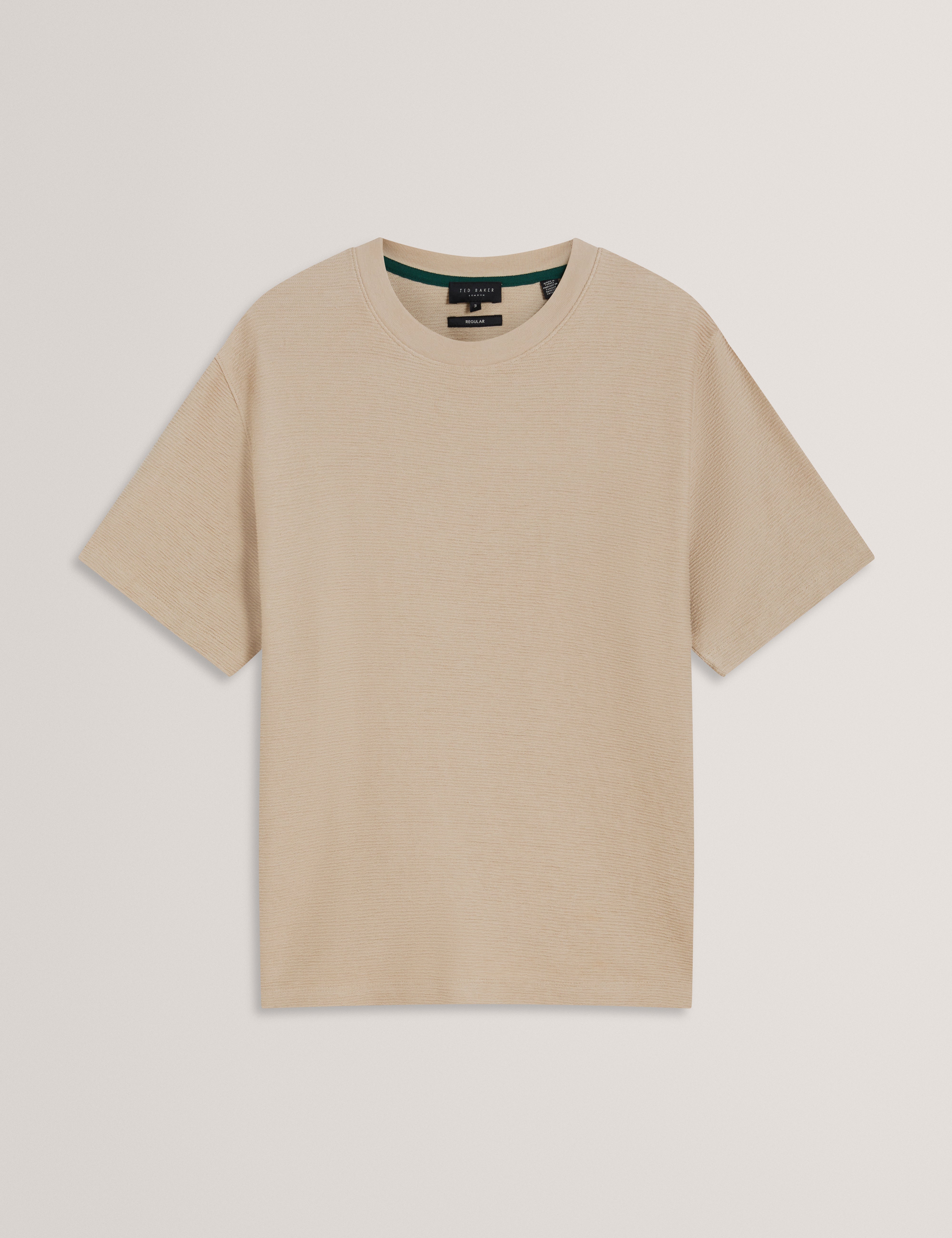 Tomaos Short Sleeve Relaxed Fit T-Shirt Taupe