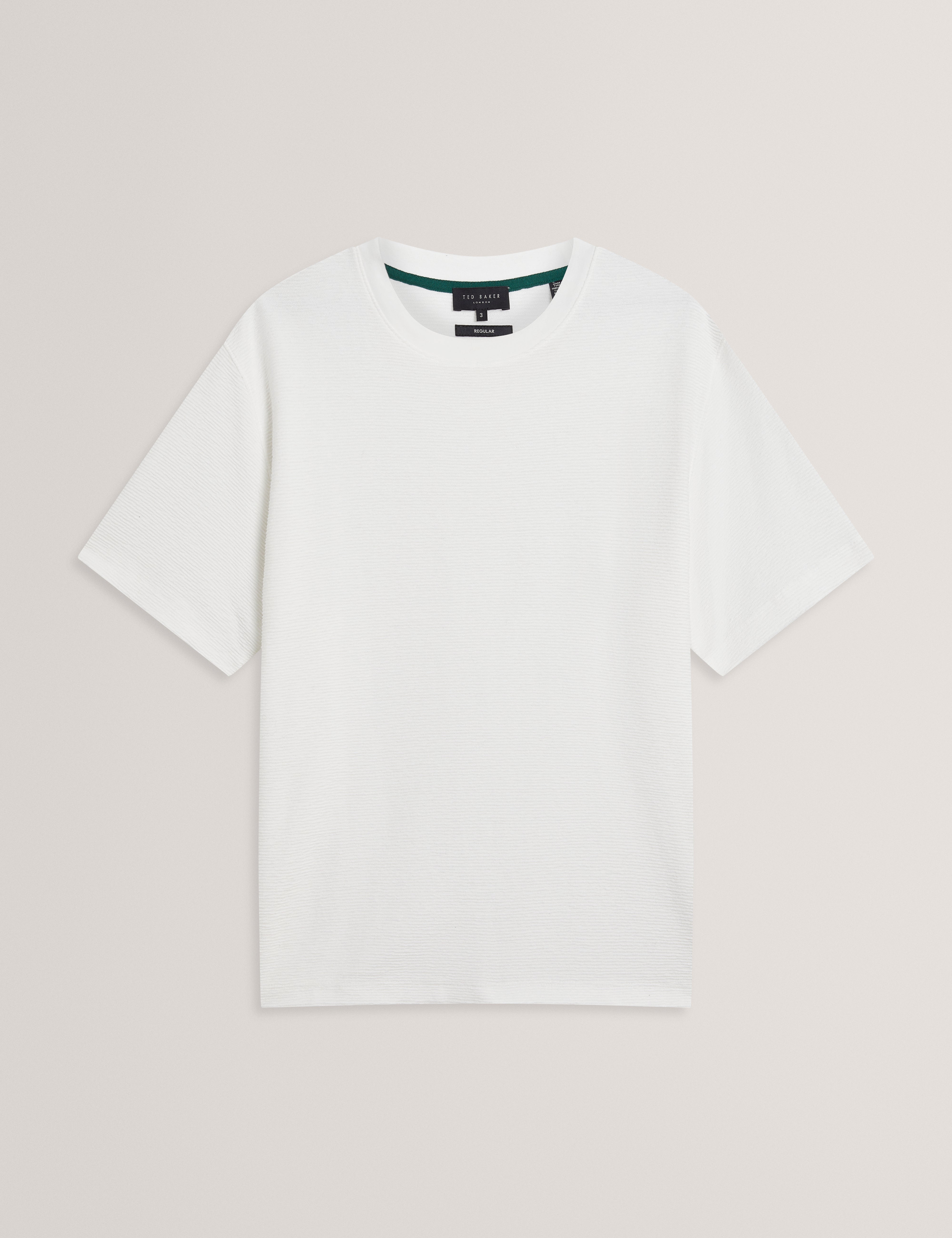 Tomaos Short Sleeve Relaxed Fit T-Shirt White